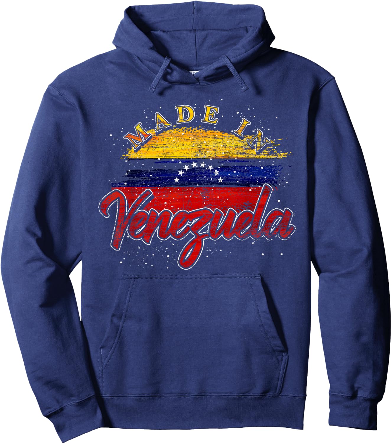 Latin American Gift Proud Venezuelan Made in Venezuela Small Hoodie - Hoodie | Navy