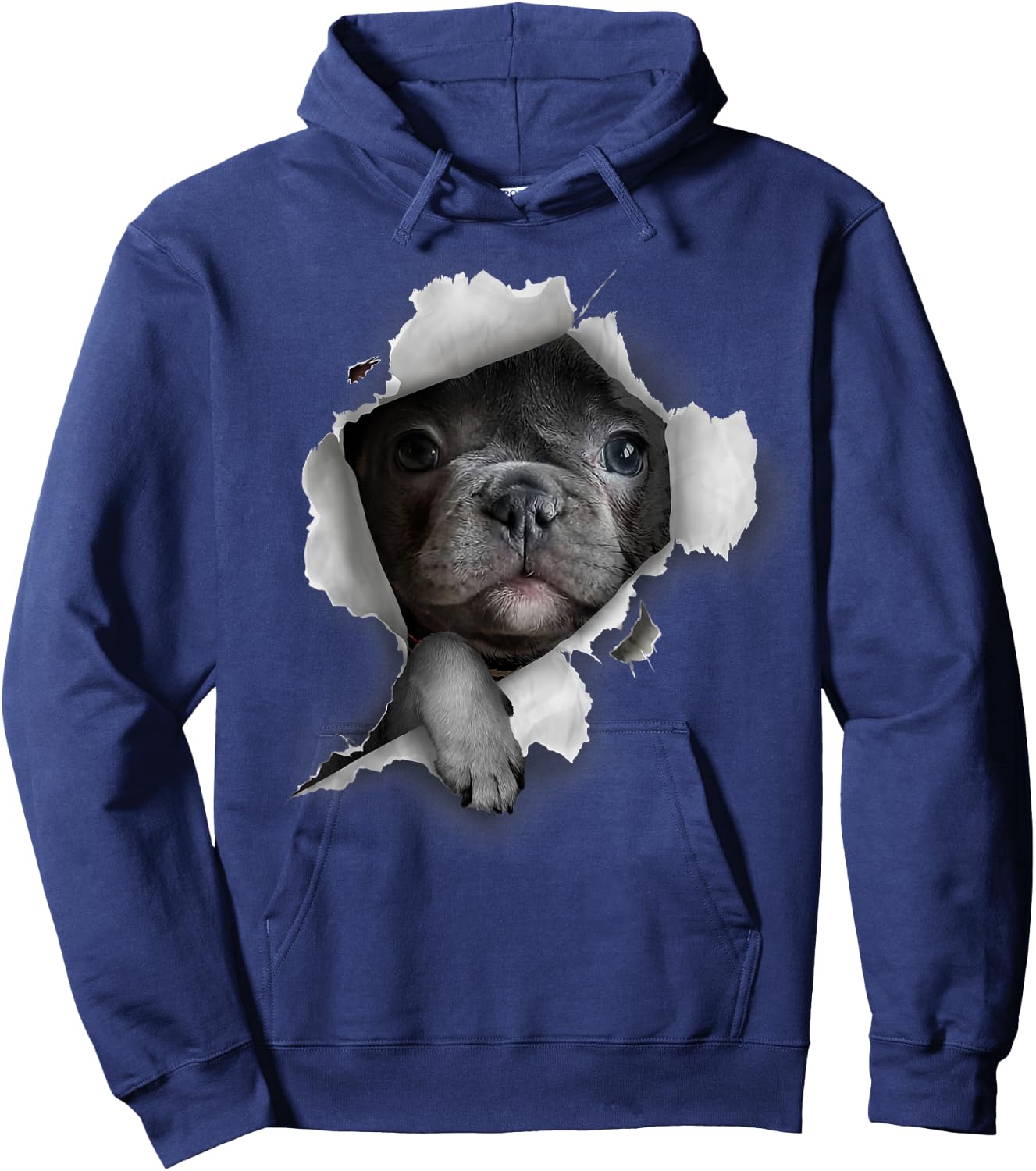 French Bulldog, Funny Dog Owner, Cute French Bulldog Hoodie - Hoodie | Navy