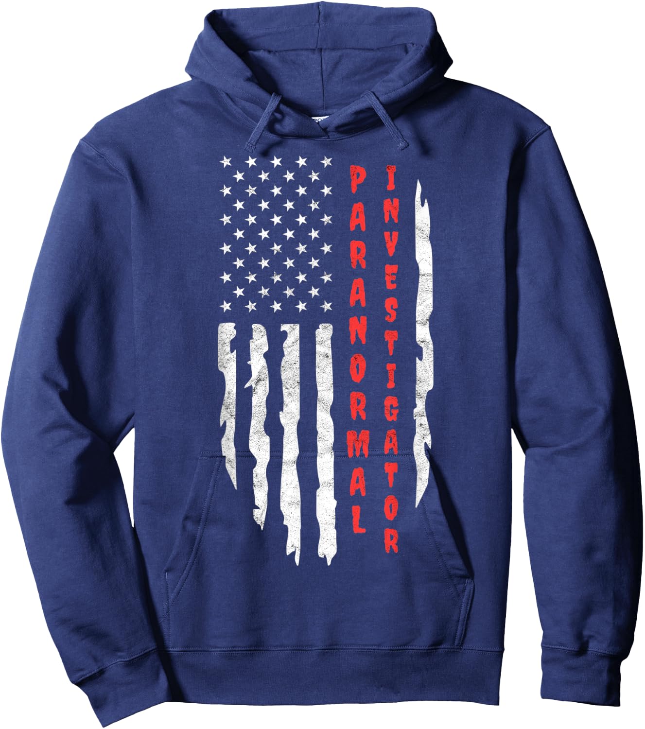 Ghost Hunting Paranormal Investigator Hoodie - Hoodie | Navy