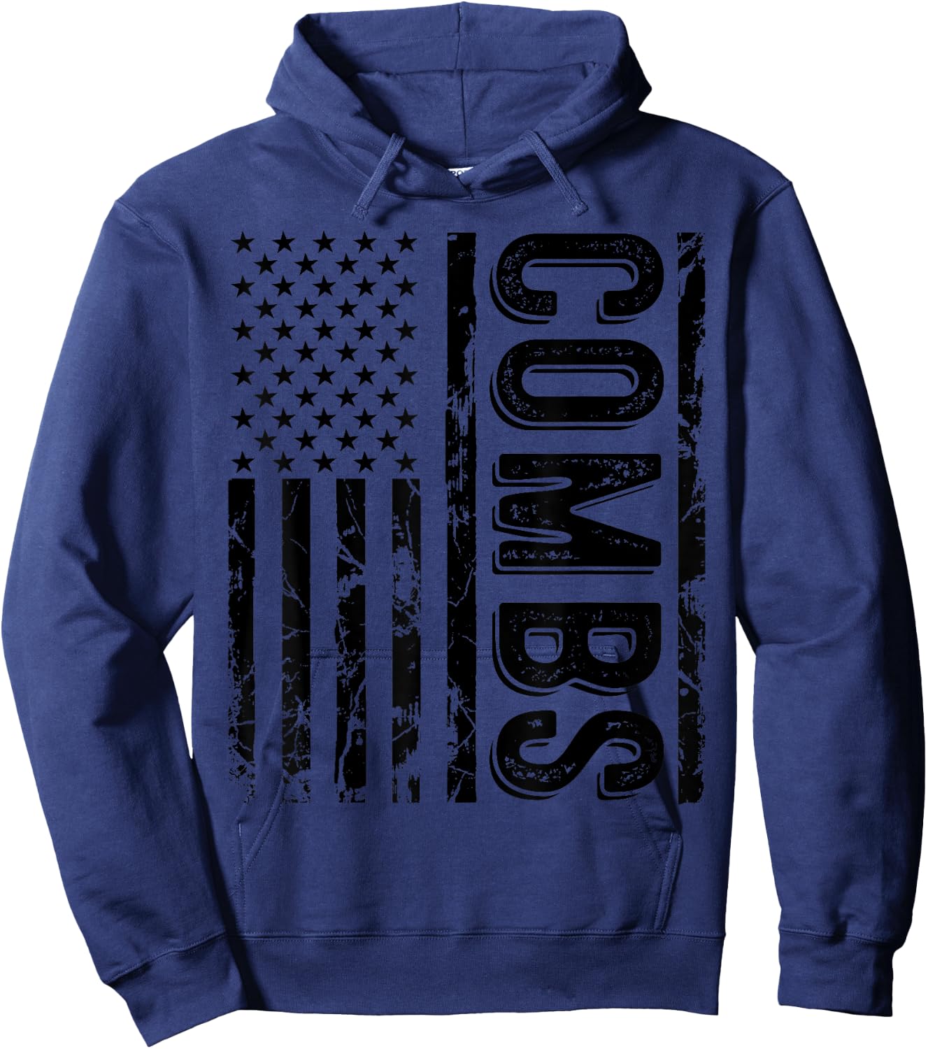 Combs Last Name Funny Surname Team Combs Family Reunion Hoodie - Hoodie | Navy