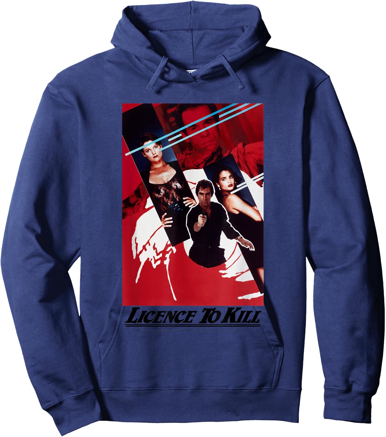 Official James Bond 007 Licence to Kill Hoodie - Hoodie | Navy