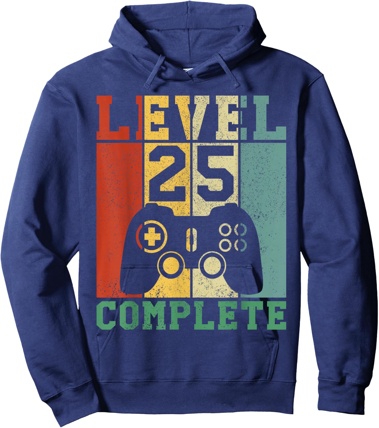 25th Birthday Level 25 Complete Hoodie - Hoodie | Navy