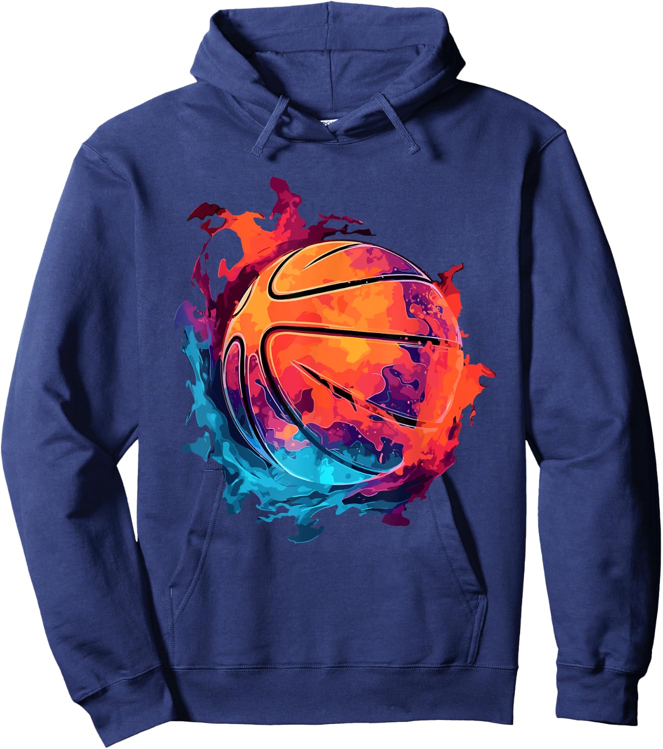 Colorful Basketball Player Outfit Slam Dunk Boys Hoodie - Hoodie | Navy