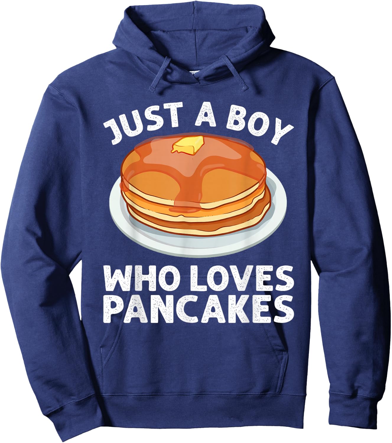 Cute Pancake Art Men Boys Pancake Maker Flapjack Pancakes Hoodie - Hoodie | Navy