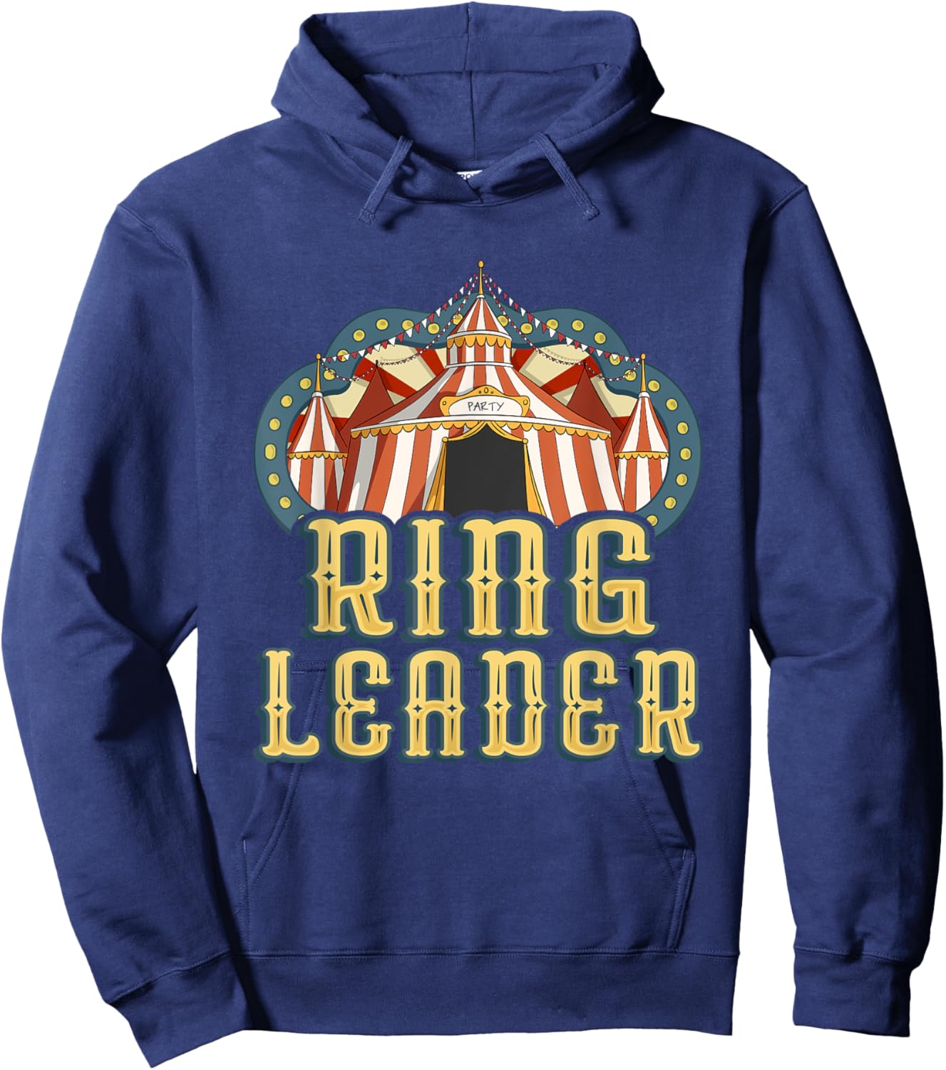 Ring Leader - Vintage Circus Birthday Hoodie - Hoodie | Navy