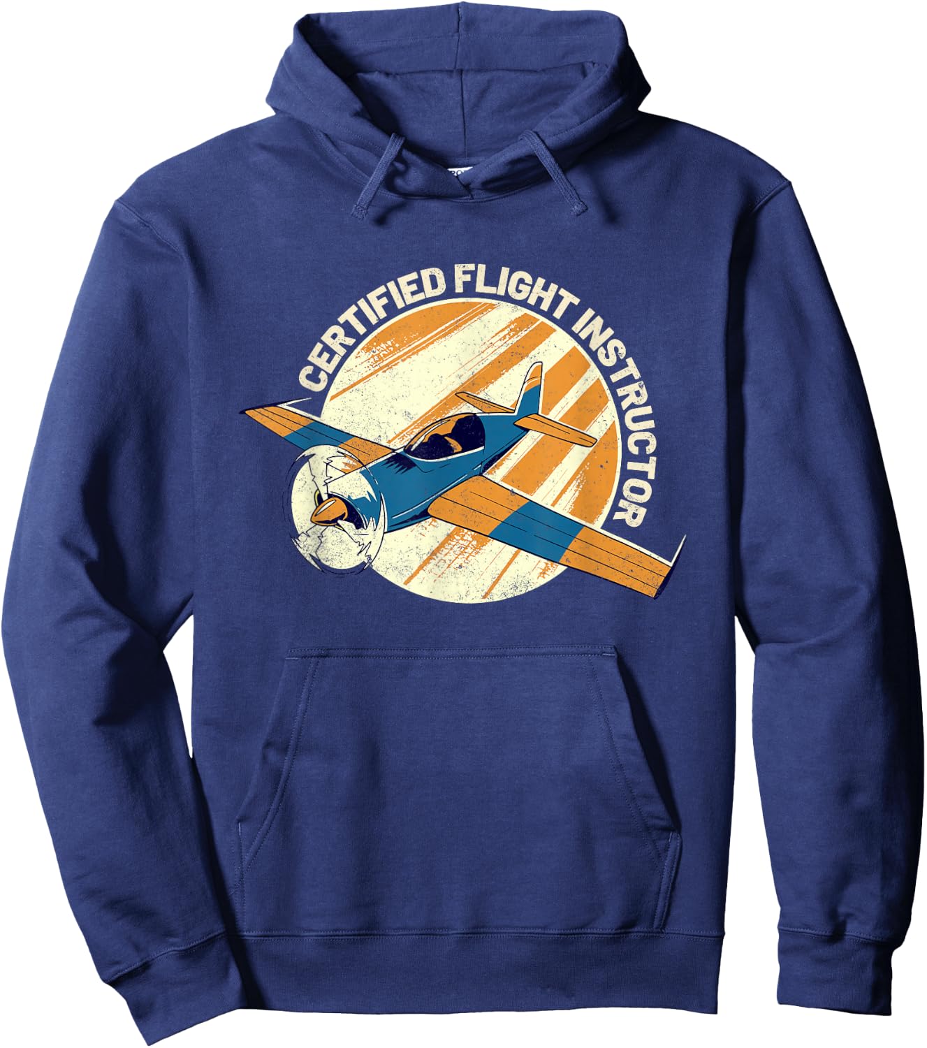 Certified Flight Instructor CFI Pilot Aircraft Instructor Hoodie - Hoodie | Navy
