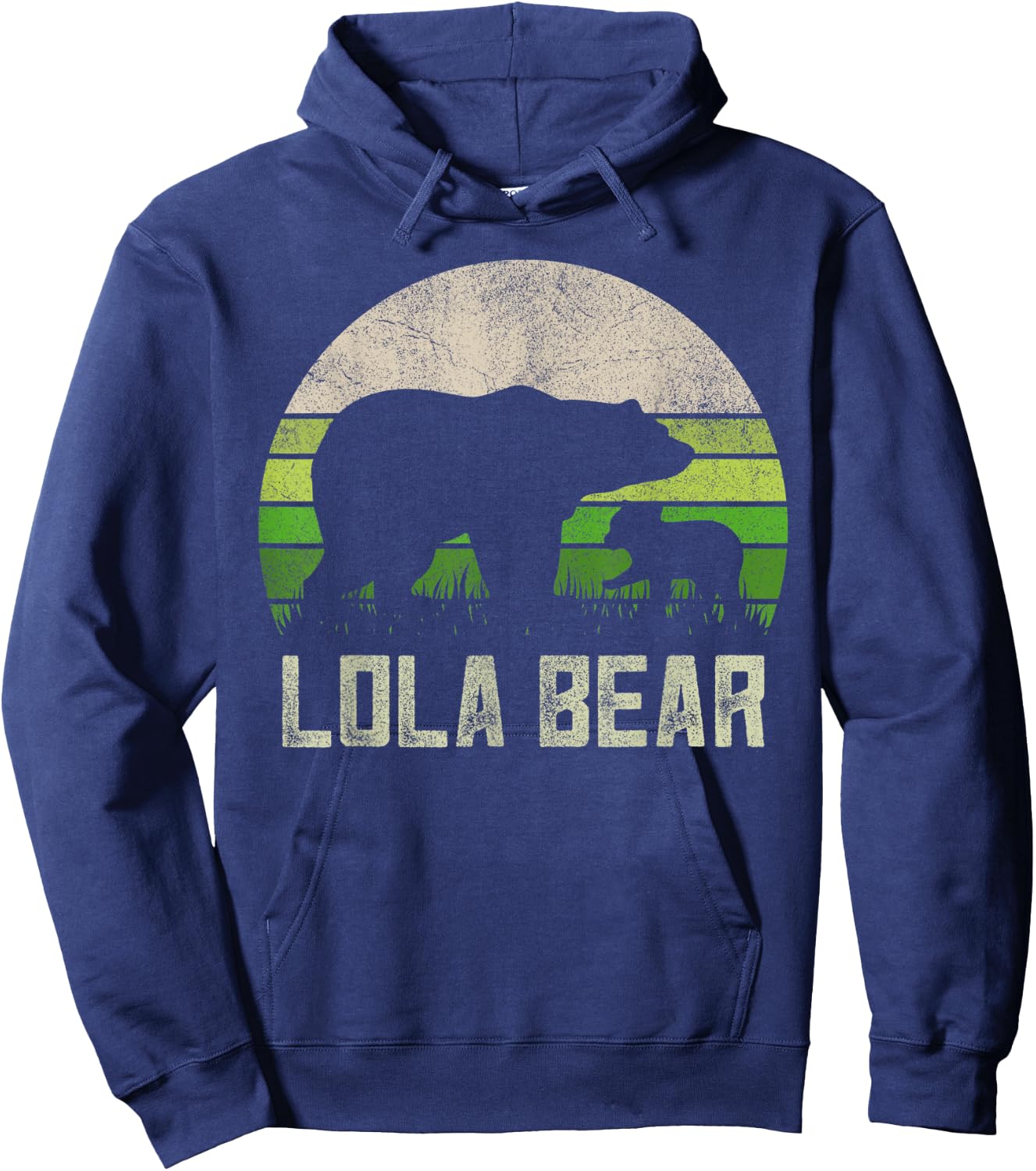 Funny Filipino Grandma Shirts From Grandkids, Cub Lola Bear Hoodie - Hoodie | Navy