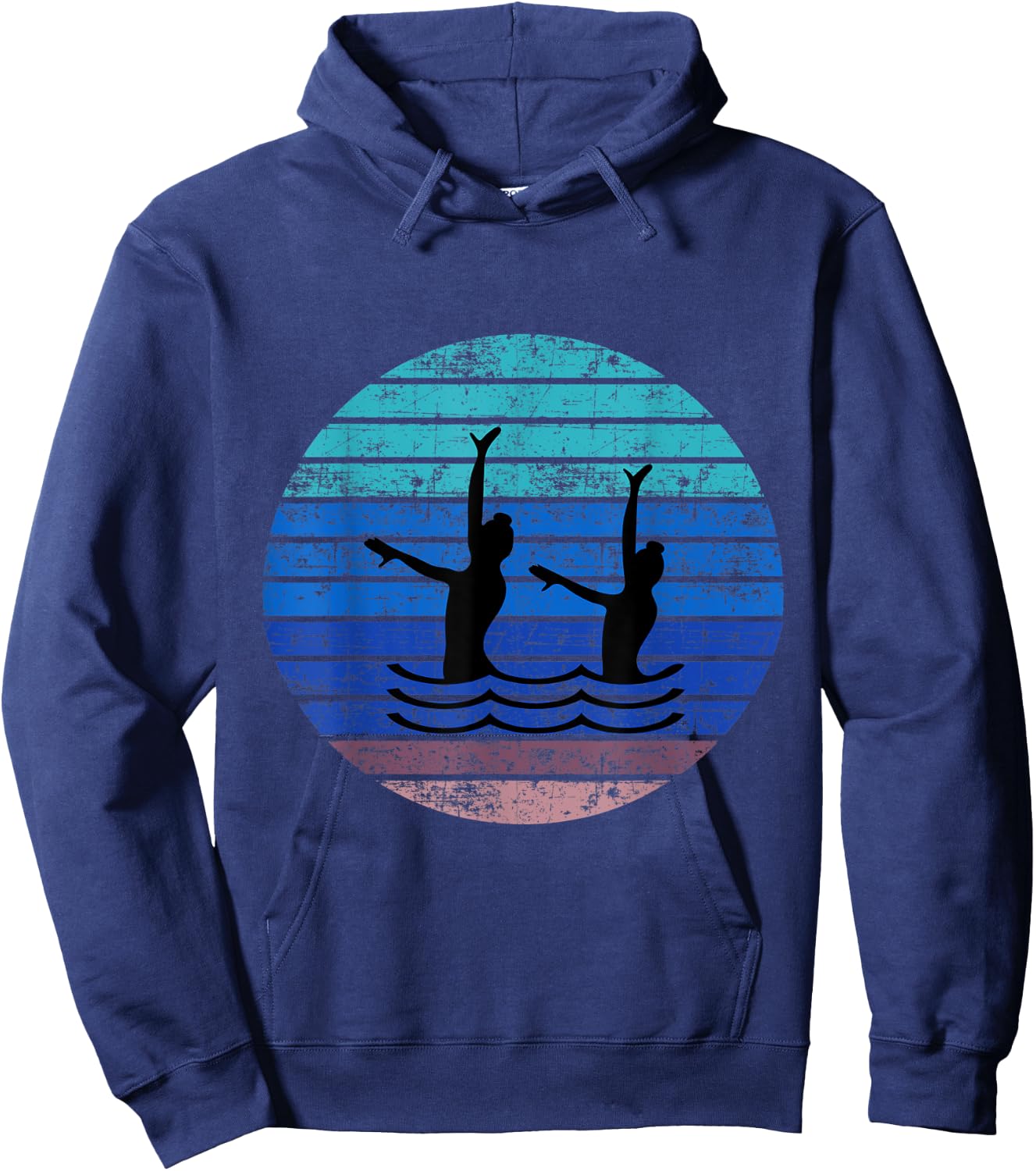 Synchron Swim Artistic Girls Synchronized Swimming Swimmers Hoodie - Hoodie | Navy