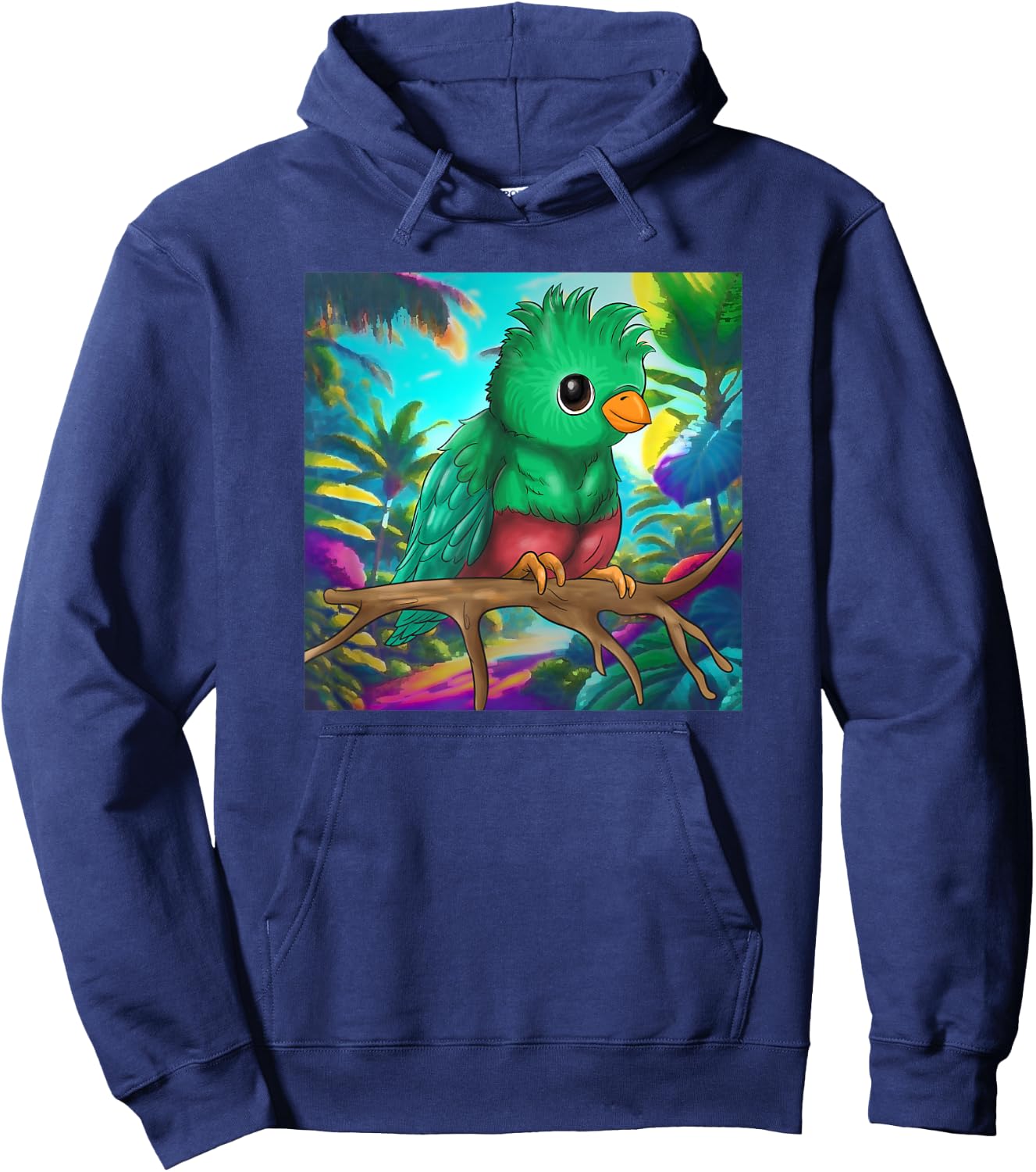 Guatemala Proud Hispanic Quetzal National Bird Guatemalan Hoodie - Hoodie | Navy