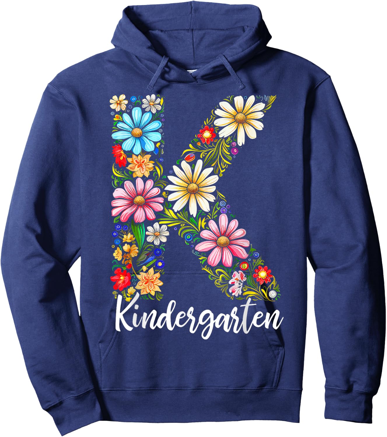 Kindergarten Teacher First Day of School Back to School Kids Hoodie - Hoodie | Navy