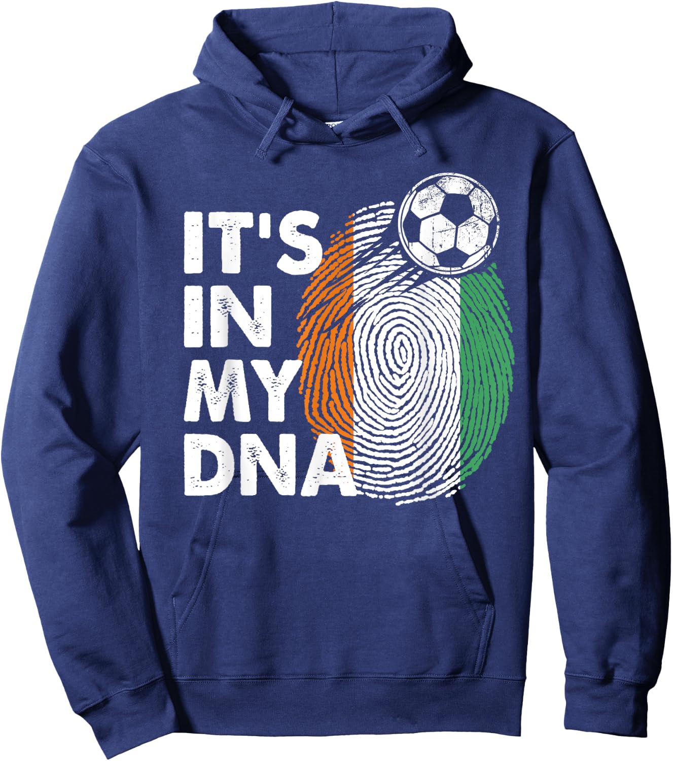 Cote D'ivoire In My DNA Cote D'ivoire Flag Team Hoodie - Hoodie | Navy