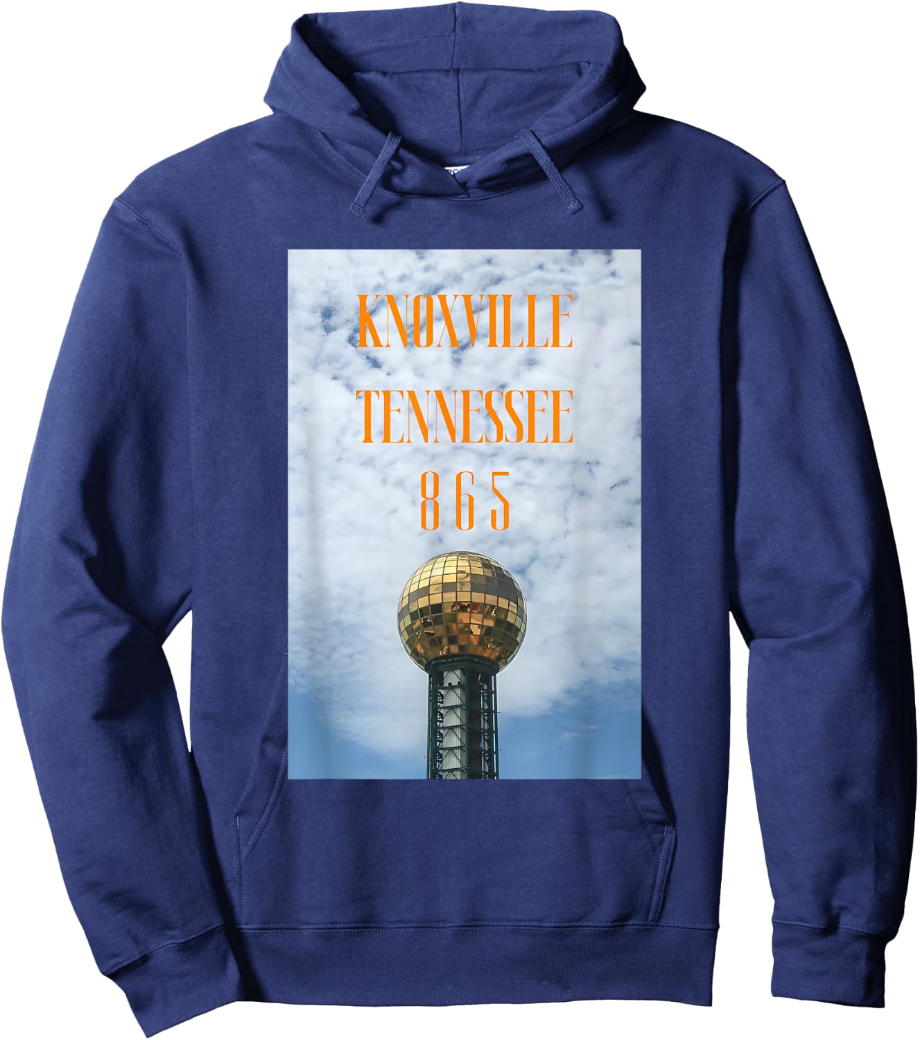 Sunsphere Tower Knoxville 865 Tennessee Travel Souvenir Hoodie - Hoodie | Navy