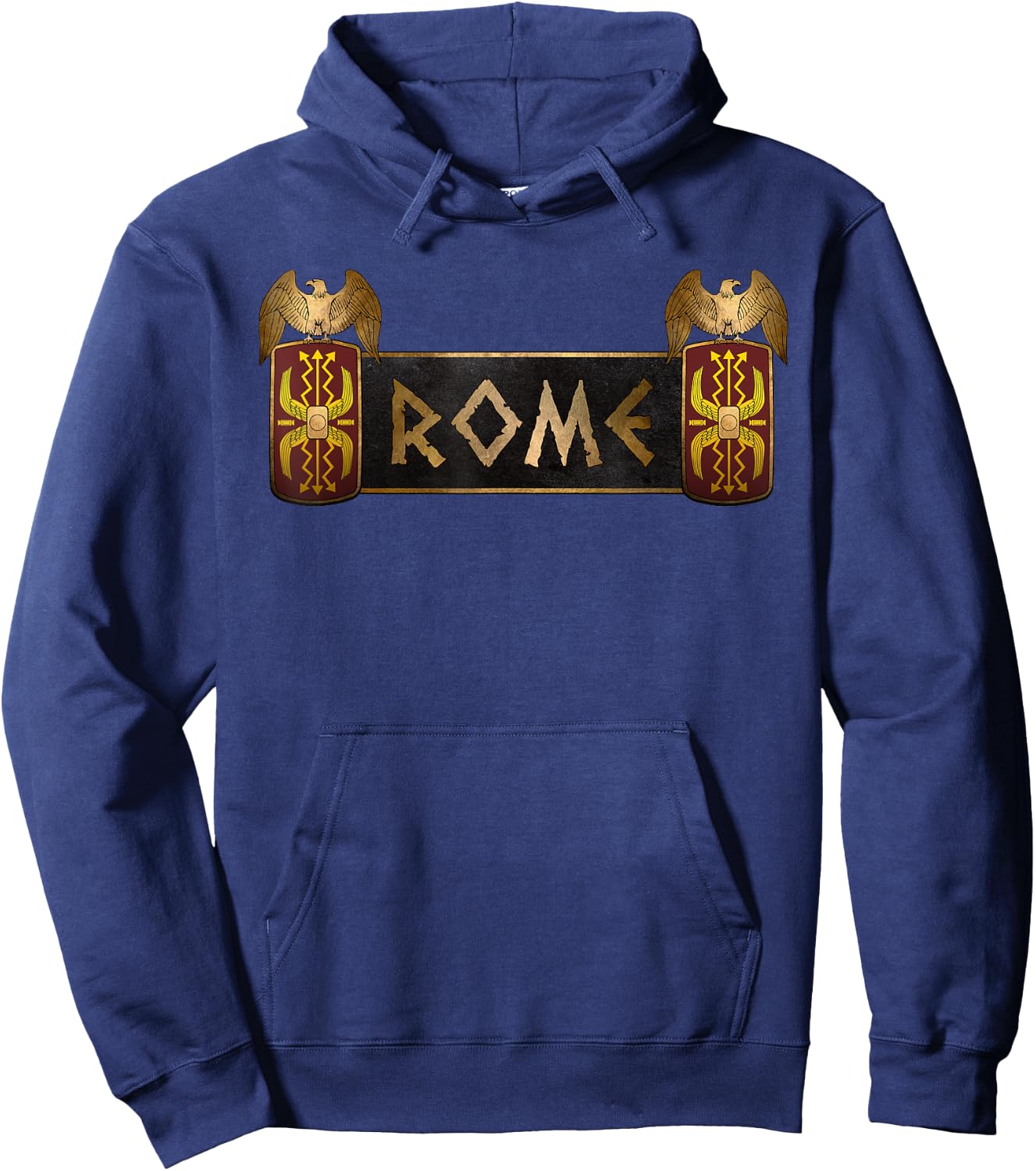 Ancient Roman Army Shields Hoodie - Hoodie | Navy