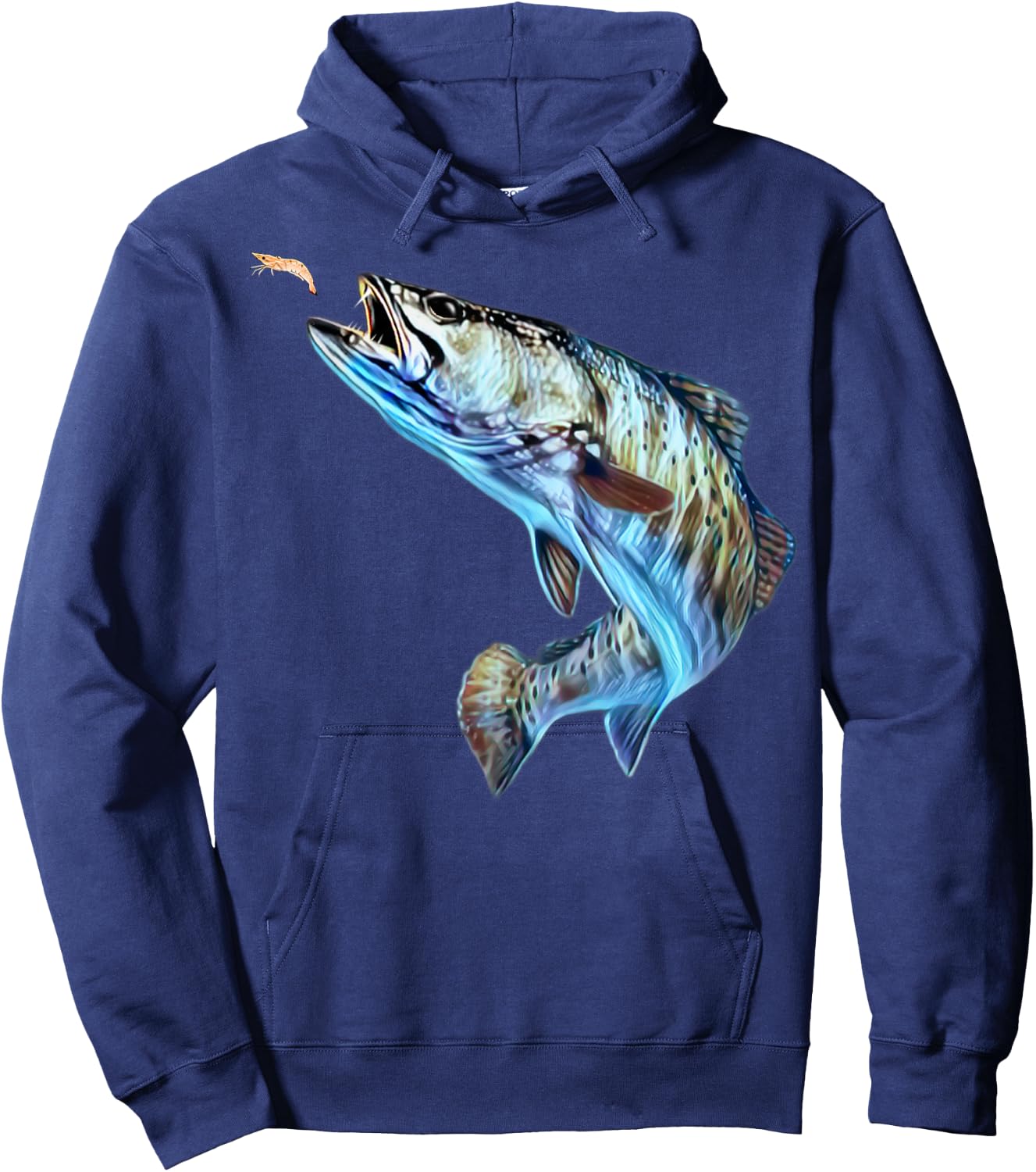 Speckled Trout Fishing - Men, Women & Kids Speckled Trout Hoodie - Hoodie | Navy