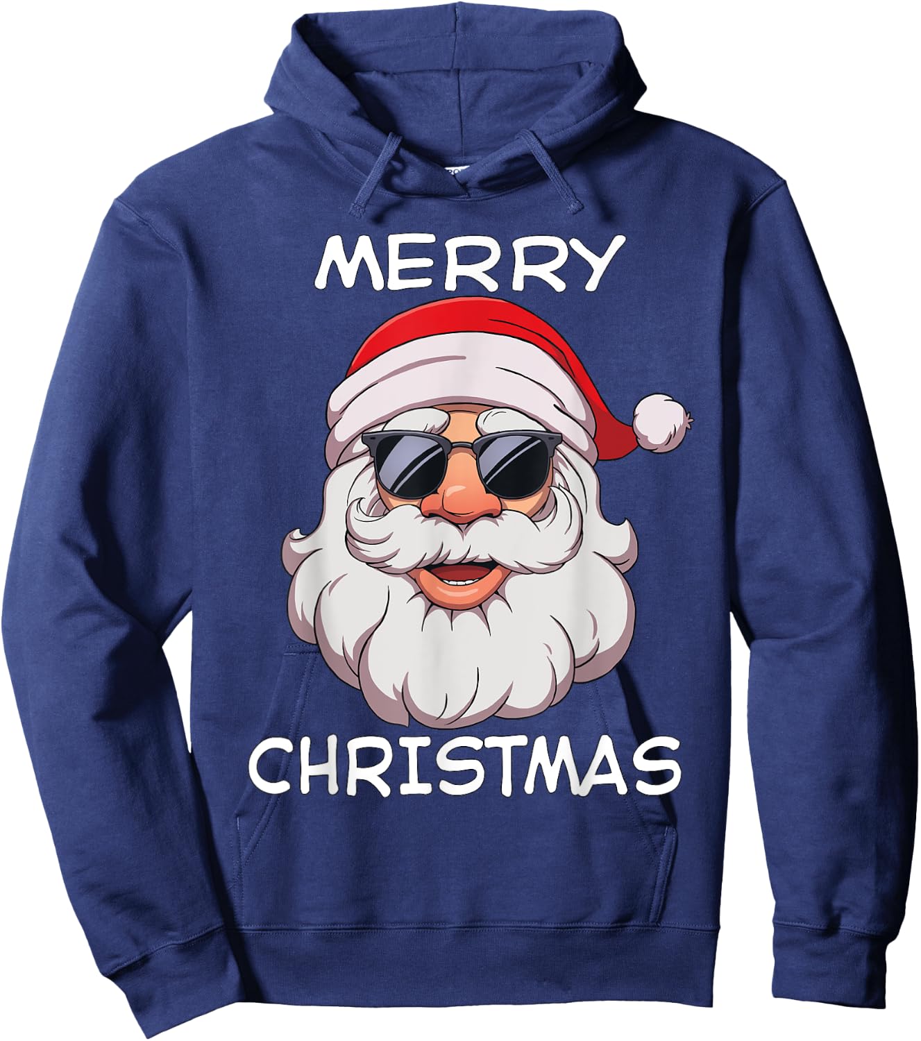 Santa Claus Merry Christmas Hoodie - Hoodie | Navy