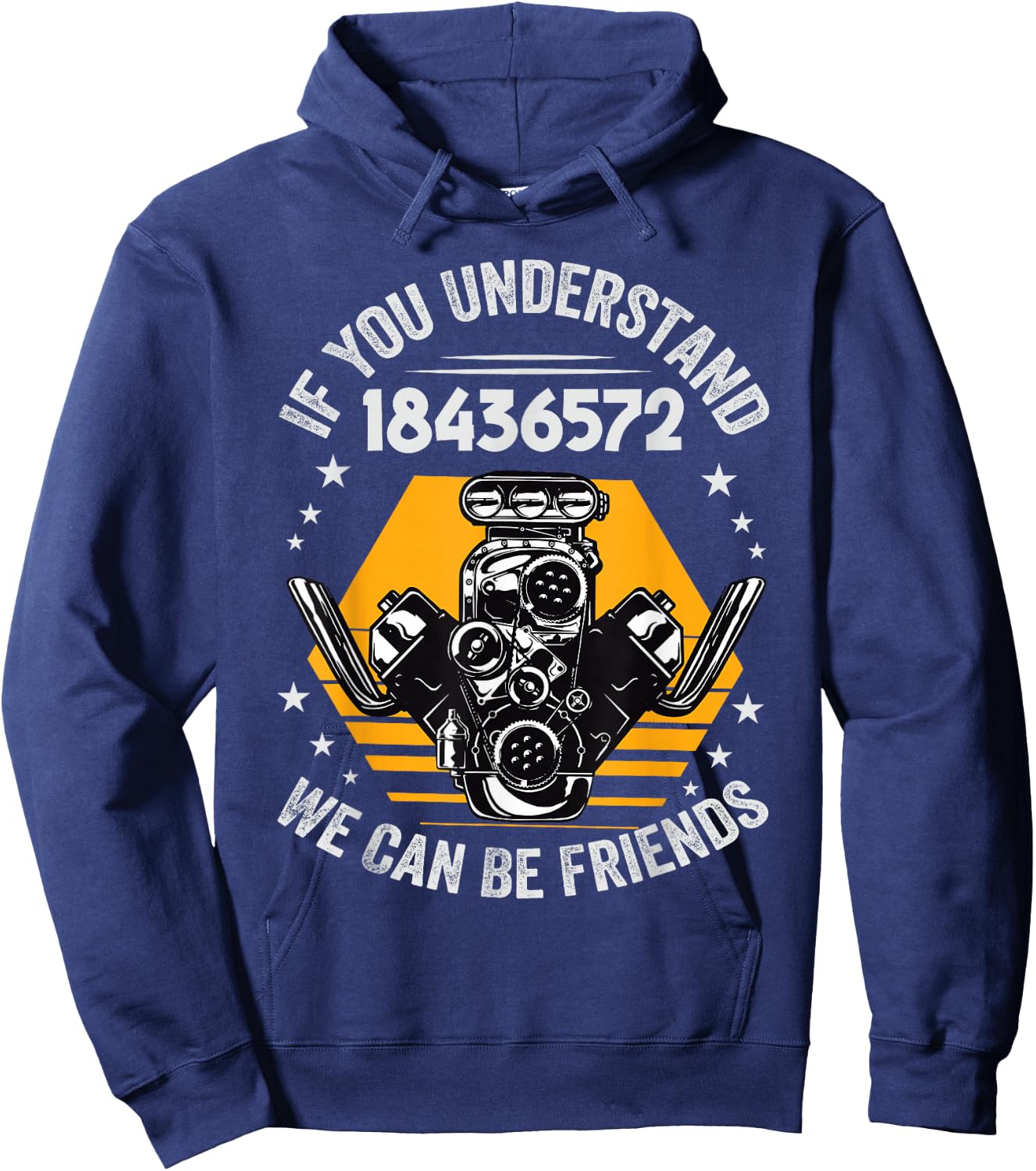 If You Understand 18436572 We Can Be Friends - Funny Hoodie - Hoodie | Navy