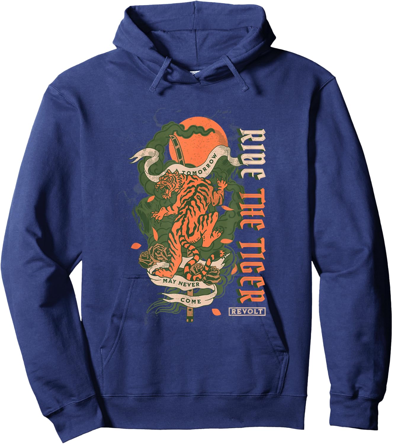 Ride the Tiger Julius Evola Revolt Against the Modern World Hoodie - Hoodie | Navy