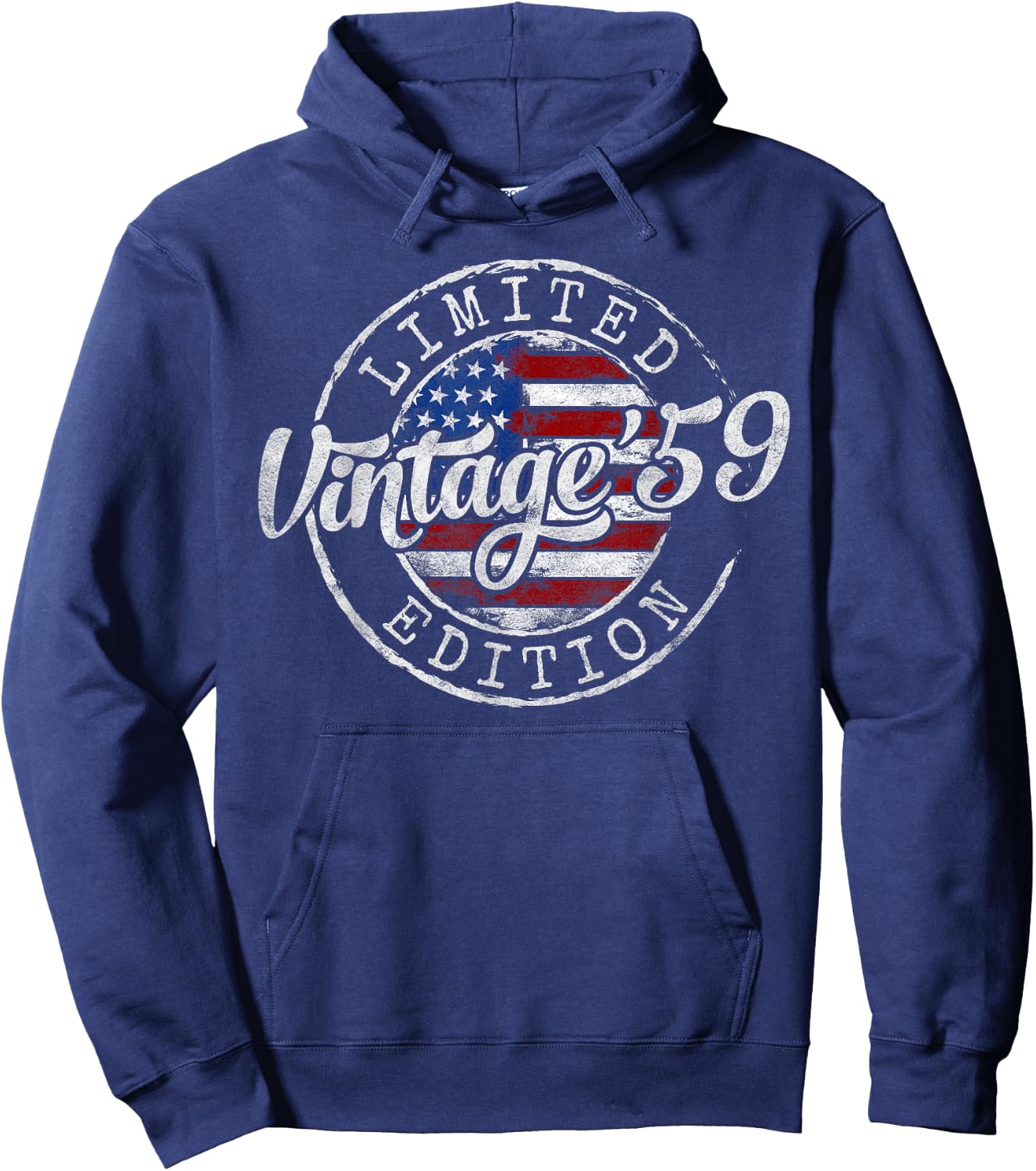 Vintage 1959 66th Birthday Gifts Women 66 Year Old Hoodie - Hoodie | Navy