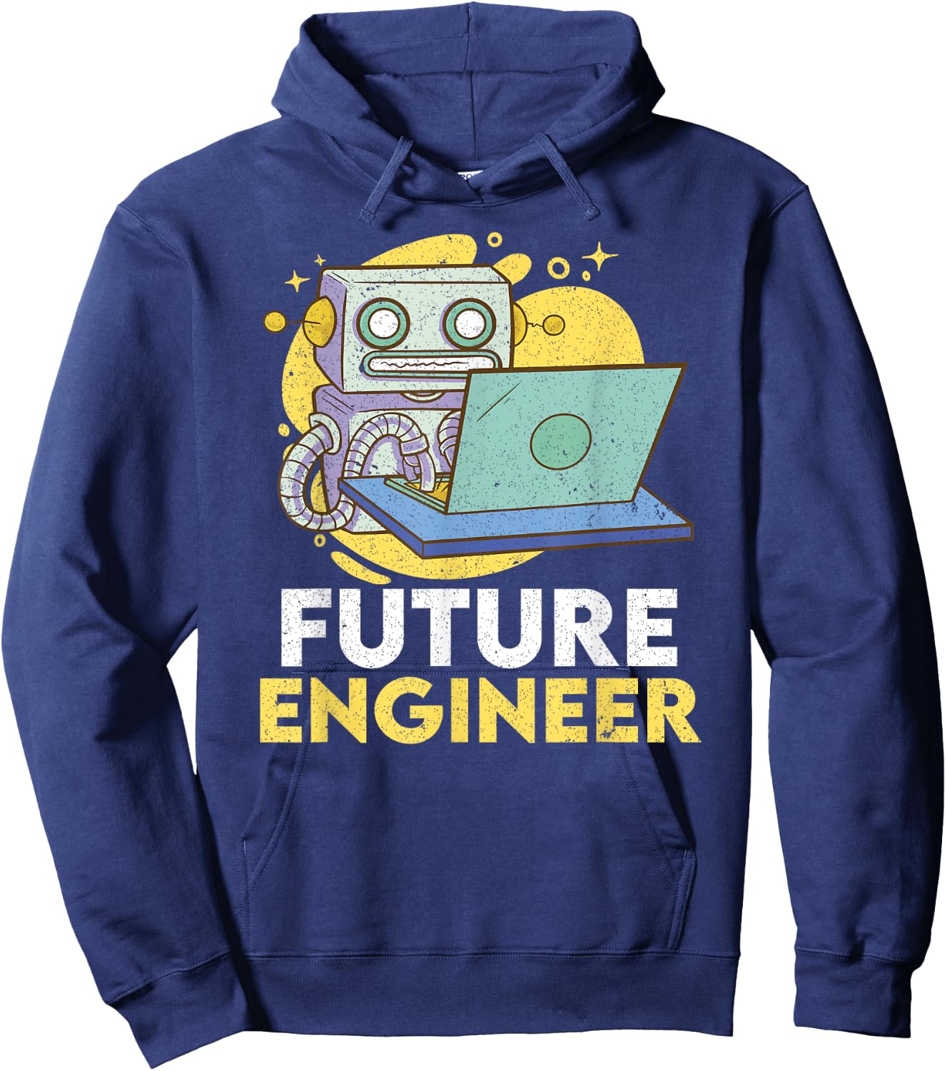 Future Engineer Robotics Robot Costume Engineer System Men's Hoodie - Hoodie | Navy