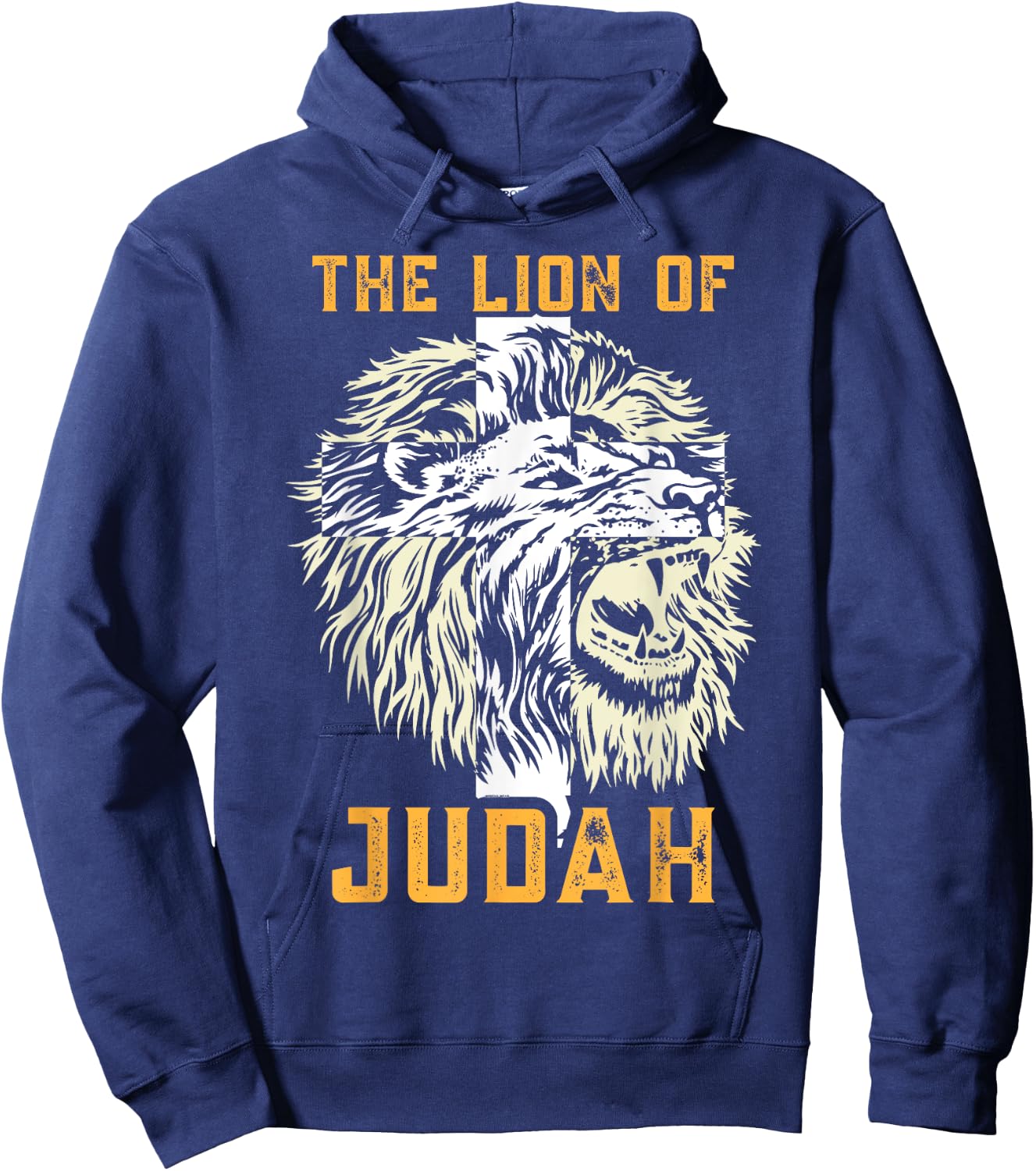 Jesus is The Lion of Judah from Genesis to Revelation Hoodie - Hoodie | Navy