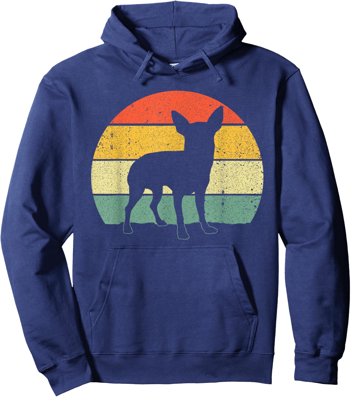 Vintage Chihuahua Design Women Kids Chihuahua Lovers Hoodie - Hoodie | Navy