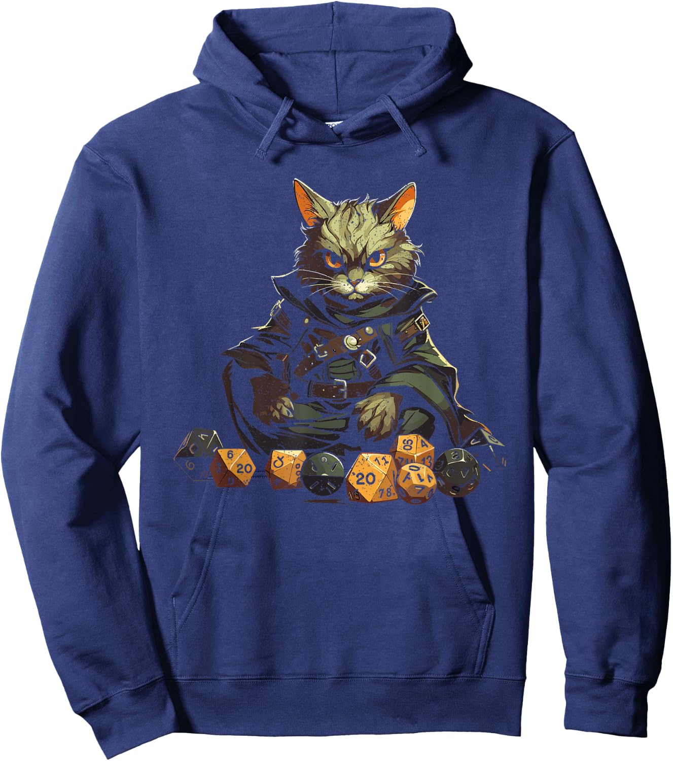 RPG Gaming Role Playing D20 Tabletop Games Funny RPG Gamer Hoodie - Hoodie | Navy
