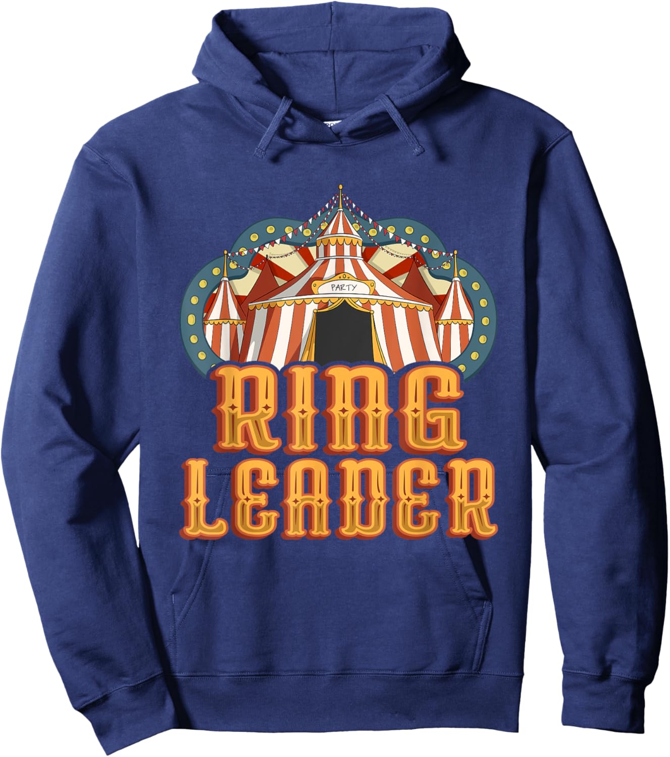 Ring Leader - Circus Birthday Party Hoodie - Hoodie | Navy