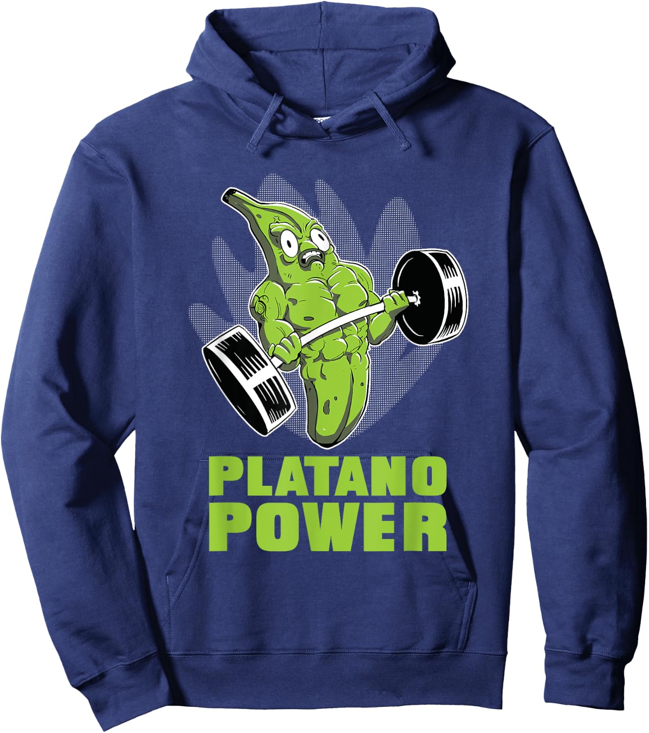 Dominican Republic Platano Power Hoodie - Hoodie | Navy
