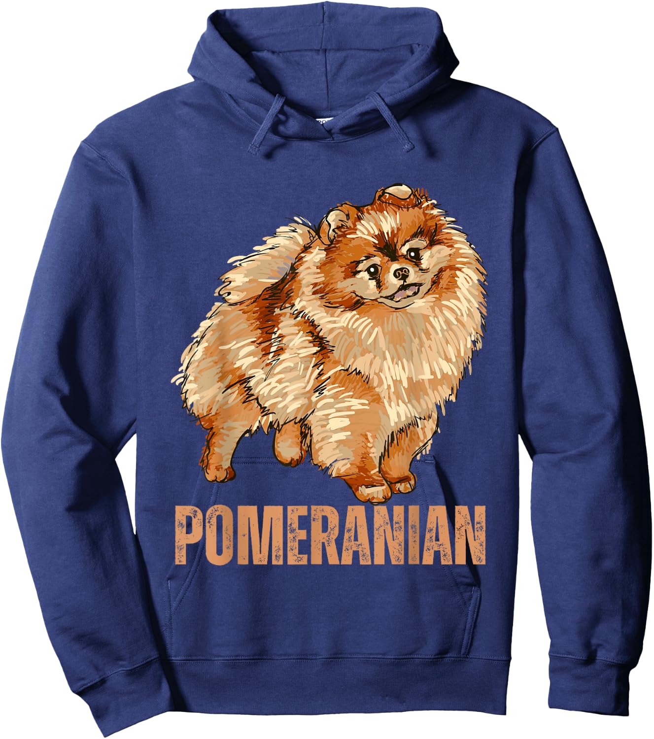 Sarcastic Dog Shirts Co18 Pomeranian Kids Black Small Short Sleeve Hoodie - Hoodie | Navy