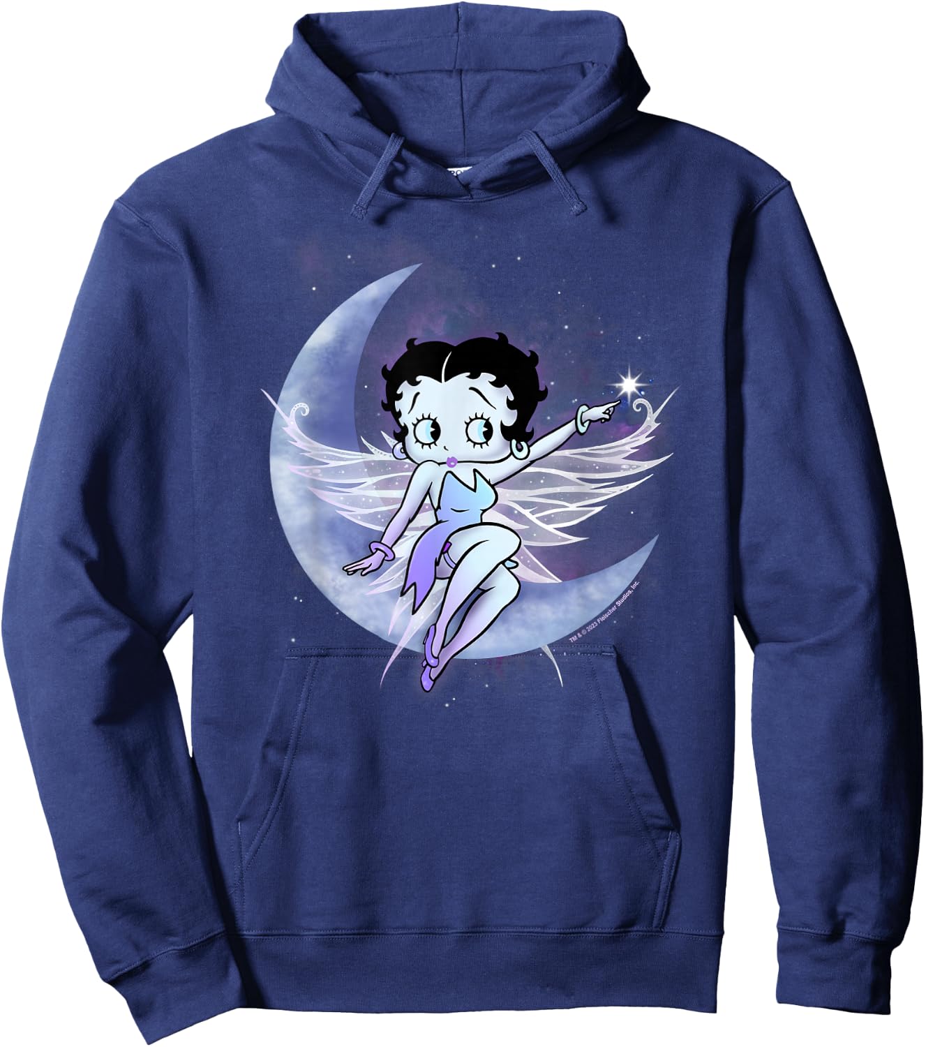 Betty Boop Moon and Star Fairy Hoodie - Hoodie | Navy