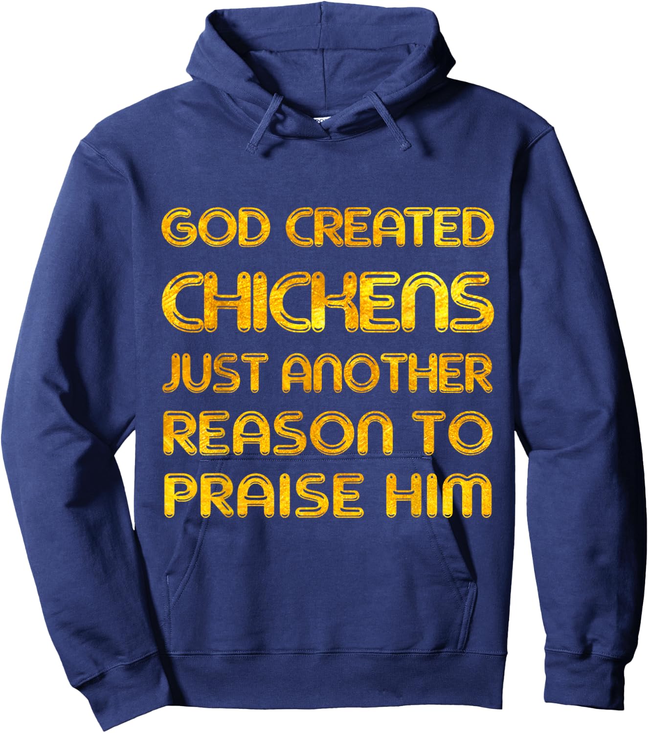 Funny Chicken Lover Farmer Christian Believer Jesus Love Hoodie - Hoodie | Navy