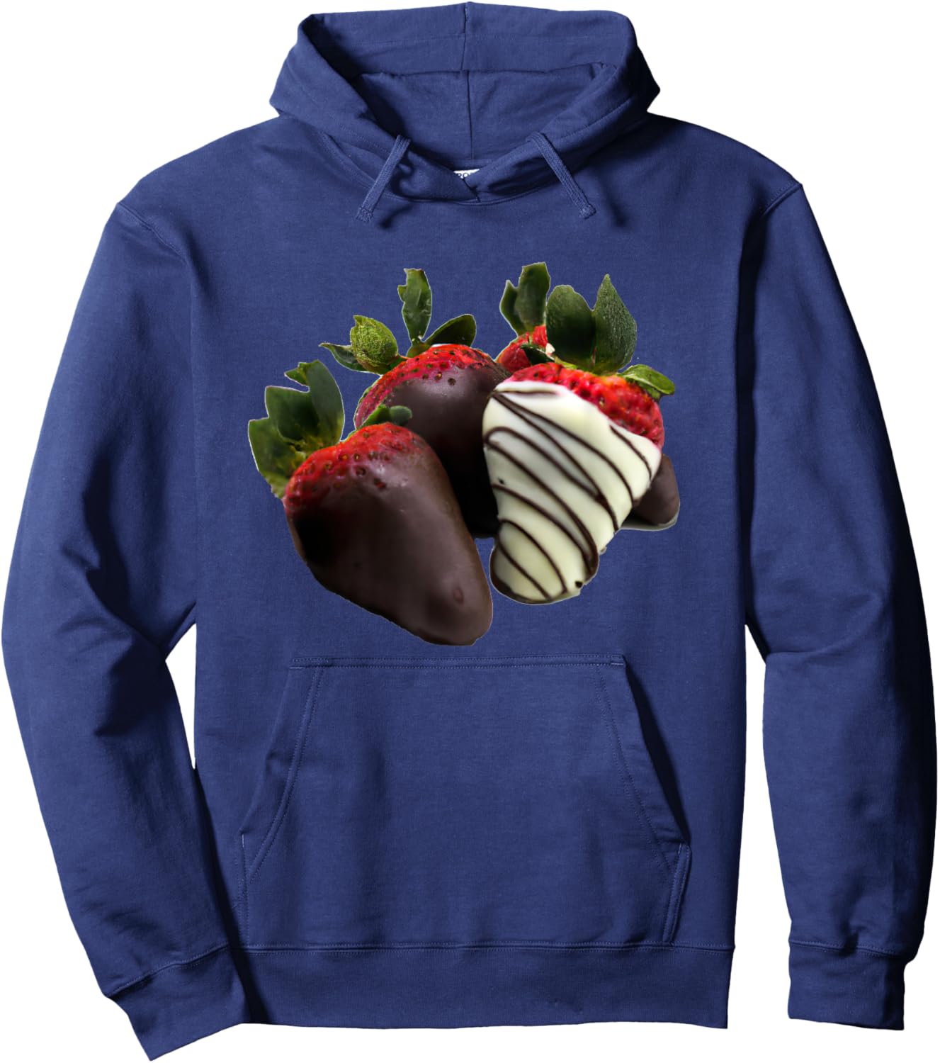 Chocolate Covered Strawberries Hoodie - Hoodie | Navy