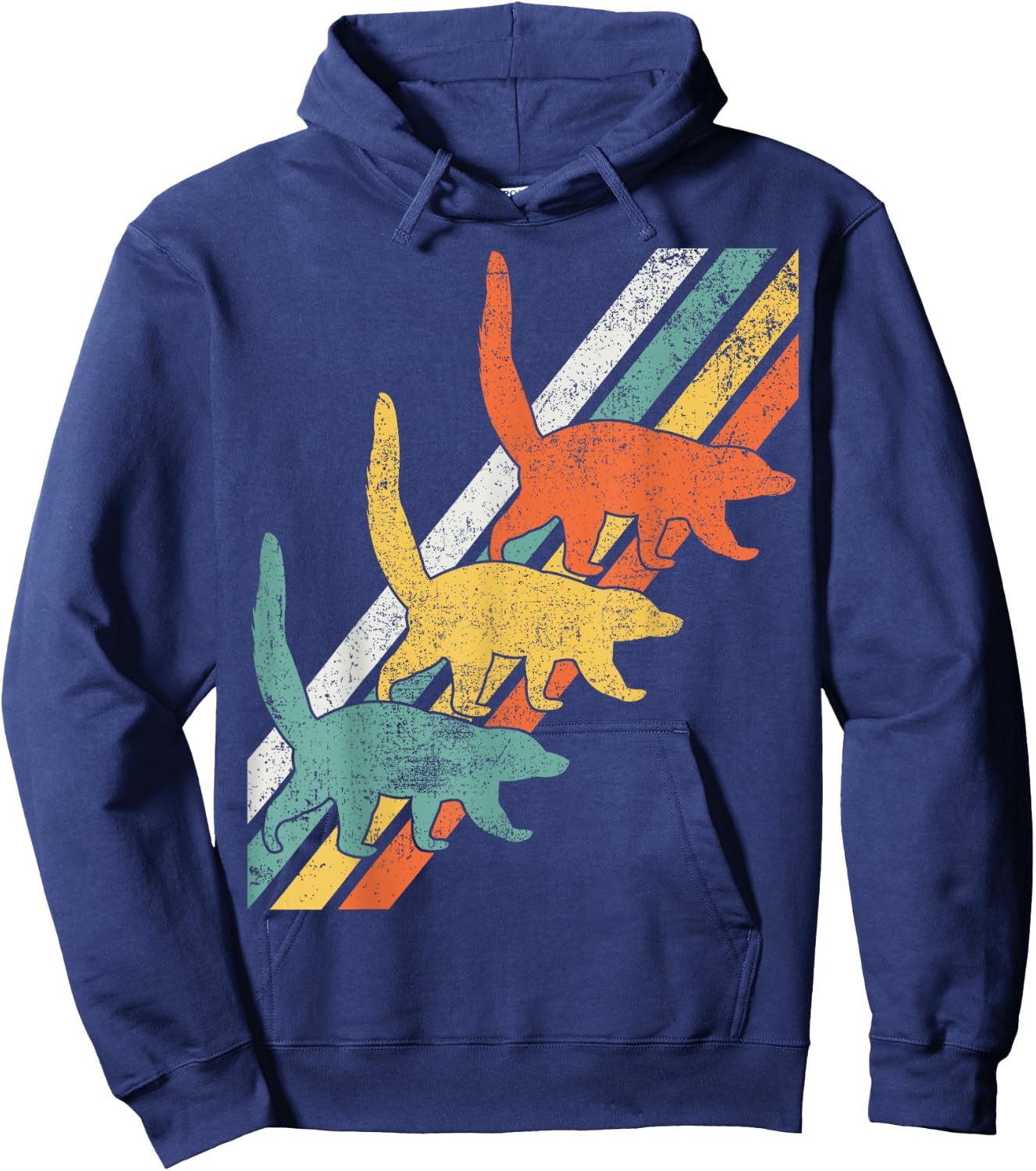 Coati Coatimundi Coatis Retro Hoodie - Hoodie | Navy