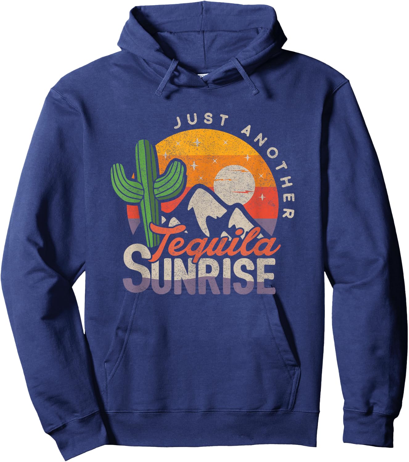 Summer Camp Party Tequila Day Just Another Tequila Sunrise Hoodie - Hoodie | Navy