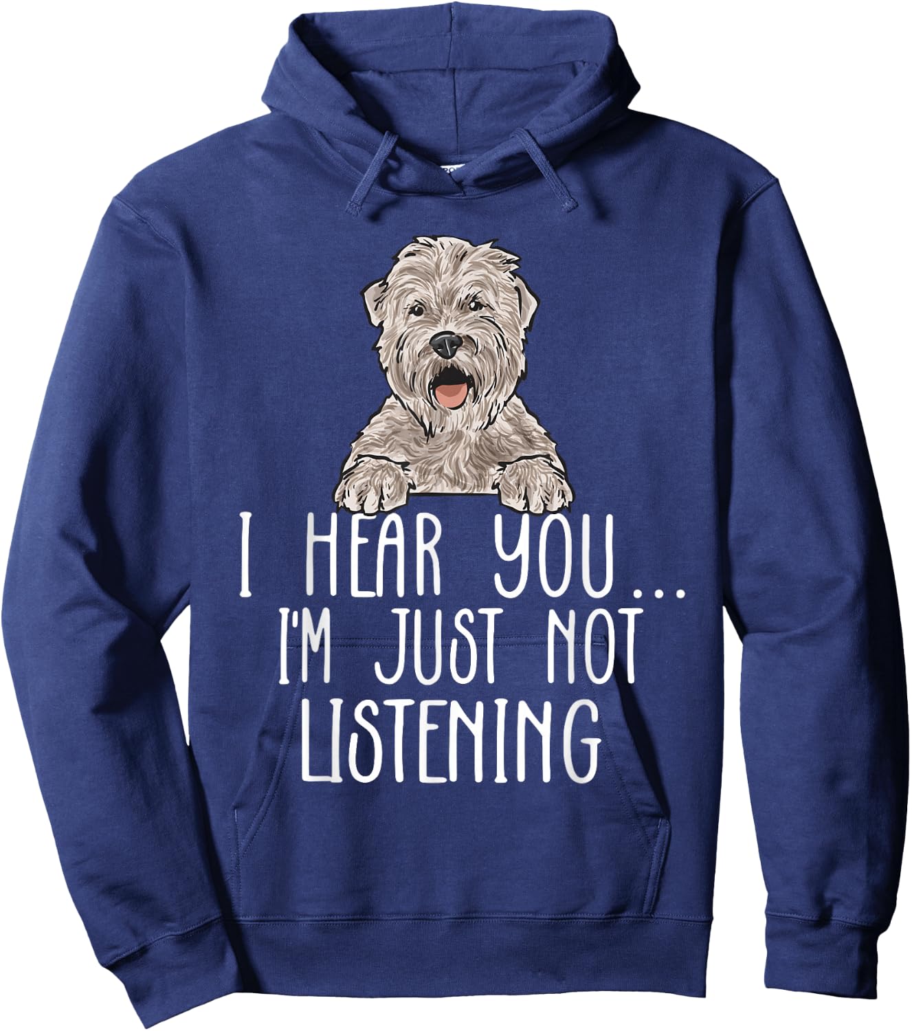 Wheaten Terrier Soft Coated Wheaten Terrier Hoodie - Hoodie | Navy