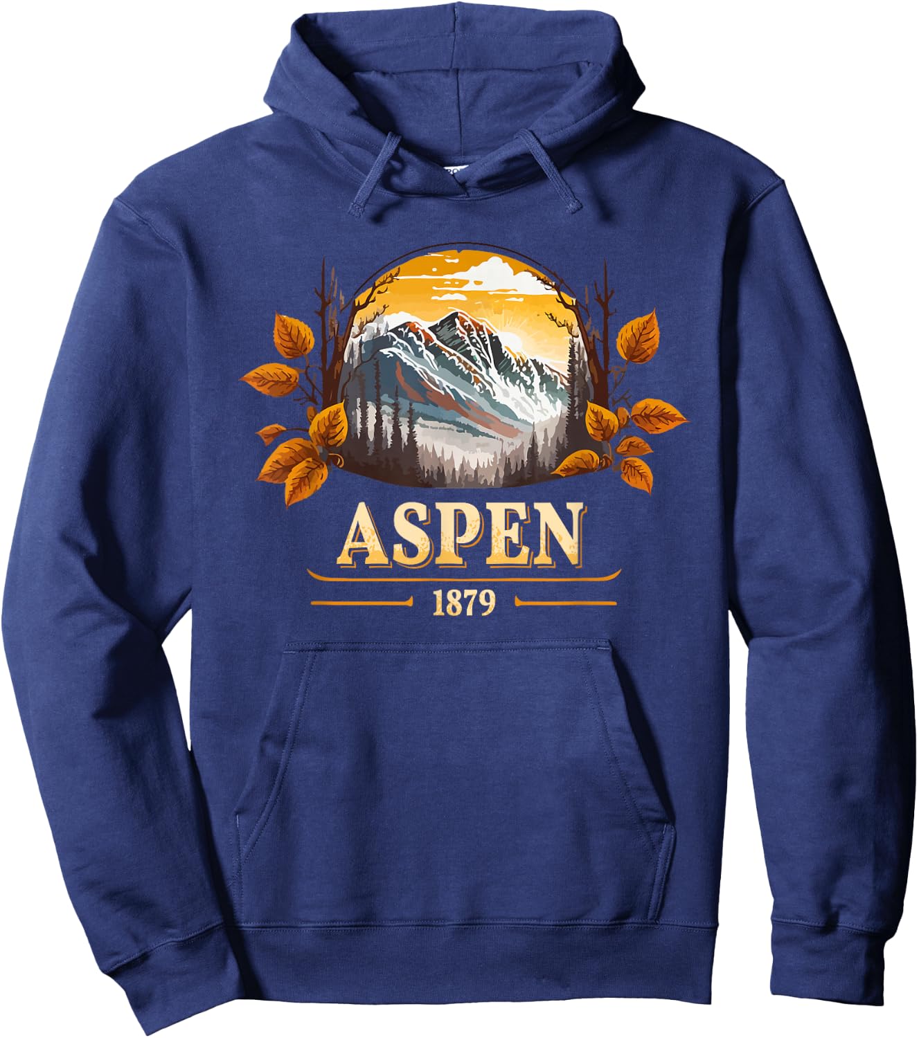 Aspen Colorado Hoodie - Hoodie | Navy