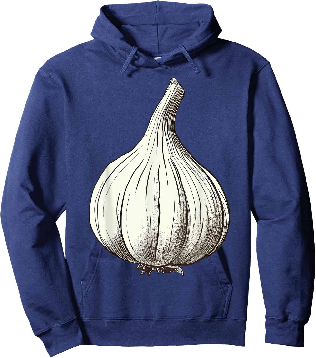 Garlic Lazy Easy Funny Matching Halloween Costume Hoodie - Hoodie | Navy