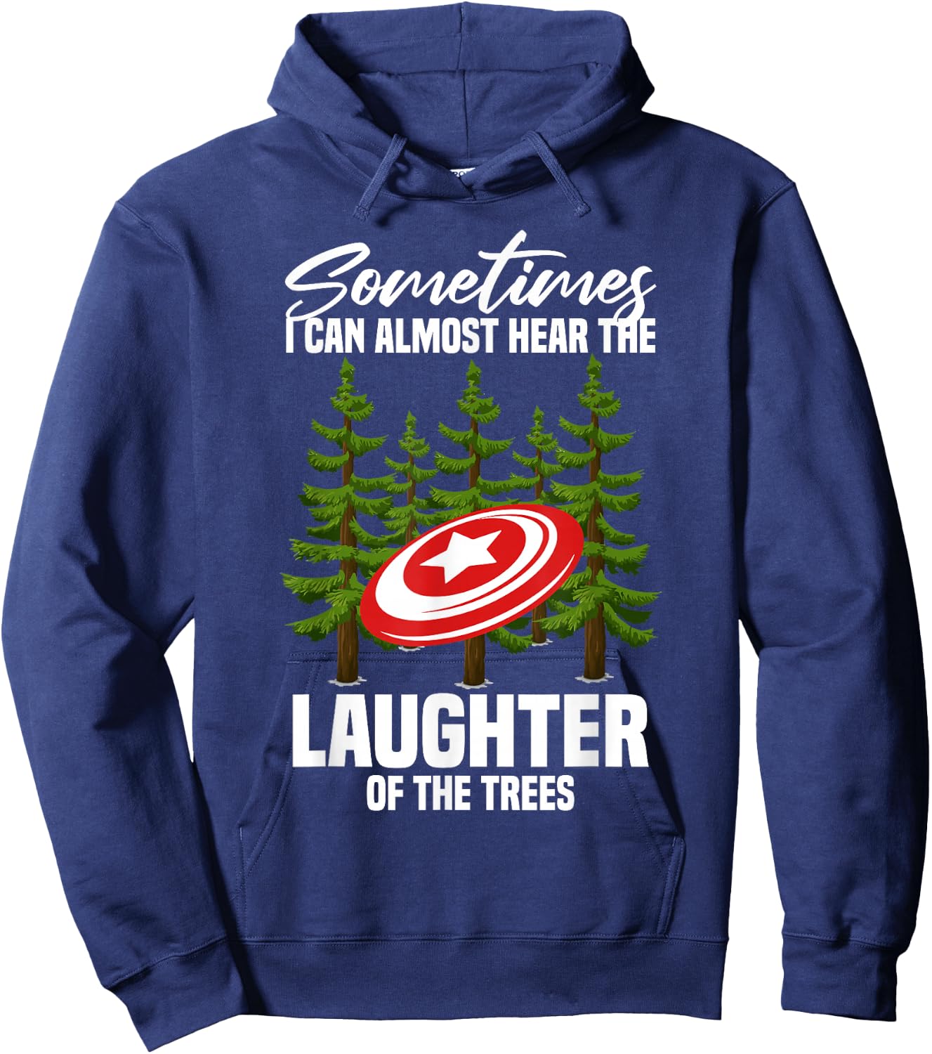 Funny Frisbee Golf Disc Golf Hoodie - Hoodie | Navy