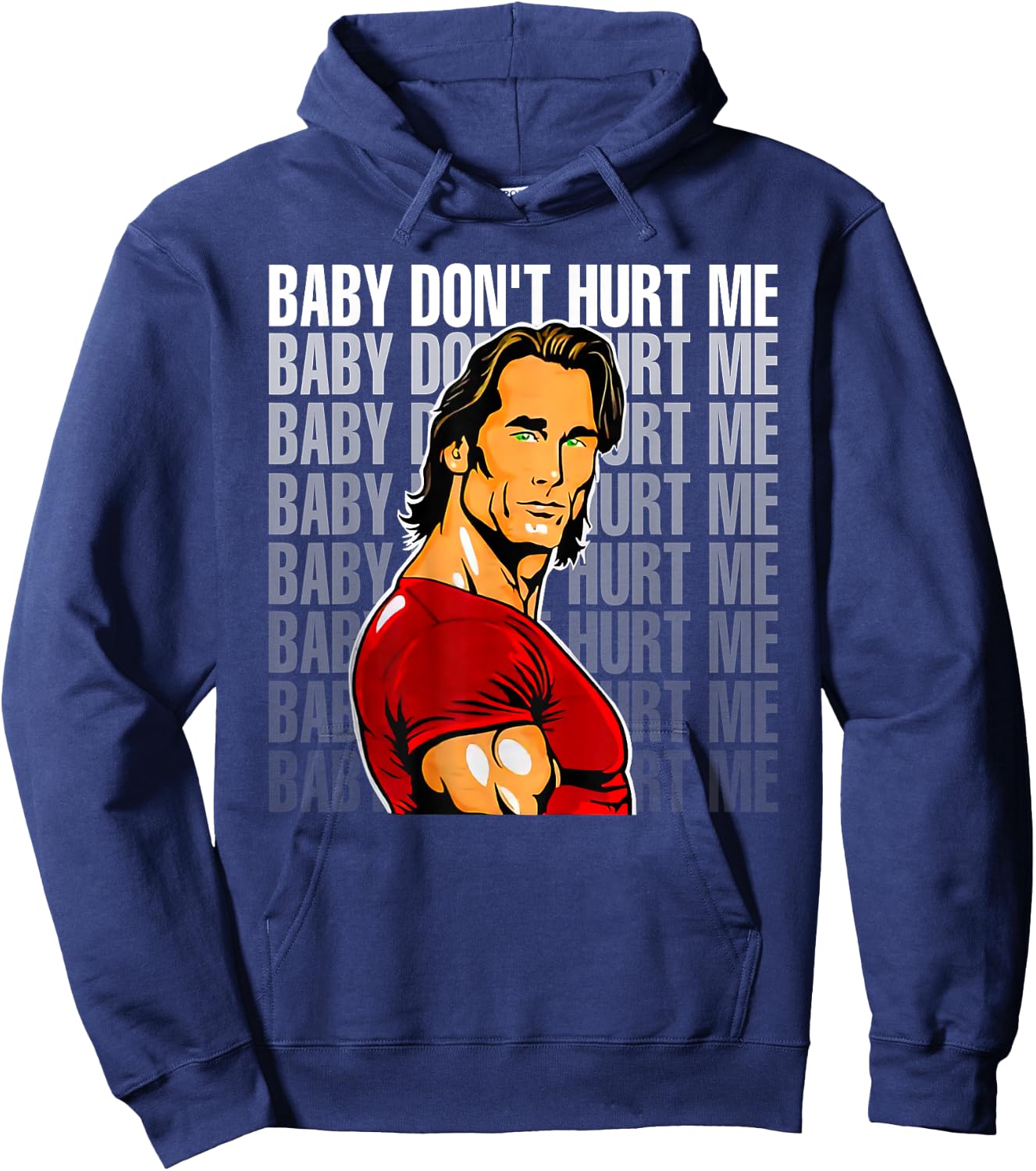 Baby Don't Hurt Me Funny Meme Boys Hoodie - Hoodie | Navy