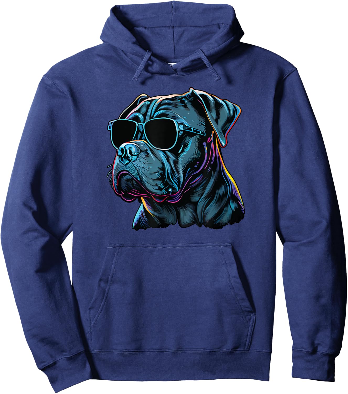 Dad Mom Cool Dog Sunglasses - Cane Corso Women Hoodie - Hoodie | Navy