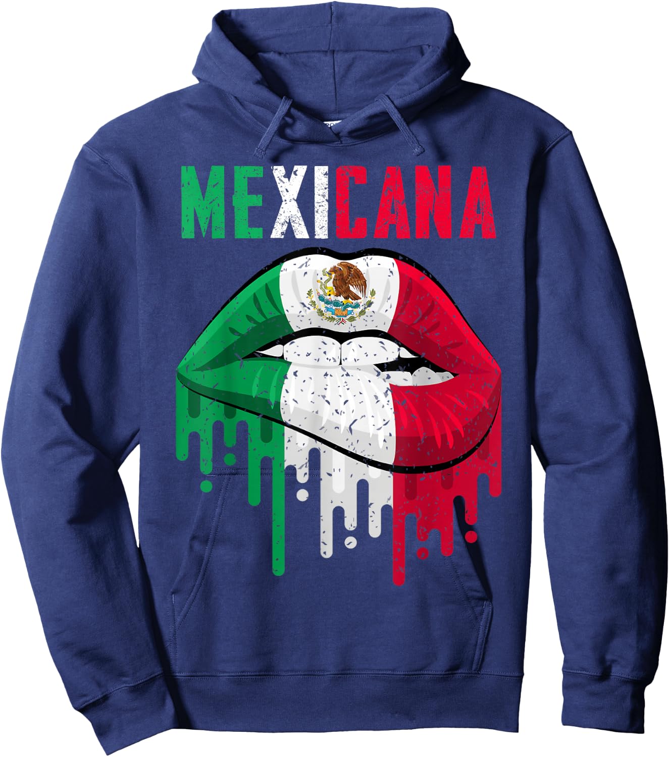Mexican Flag Shirt Girl Women Kids Toddler Mexicana Pride Hoodie - Hoodie | Navy