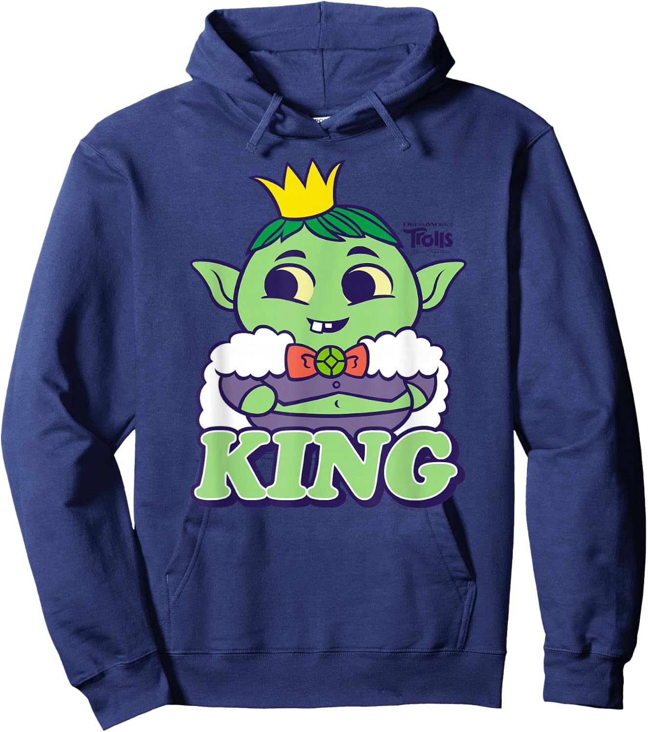 DreamWorks Trolls Band Together King Gristle Hoodie - Hoodie | Navy