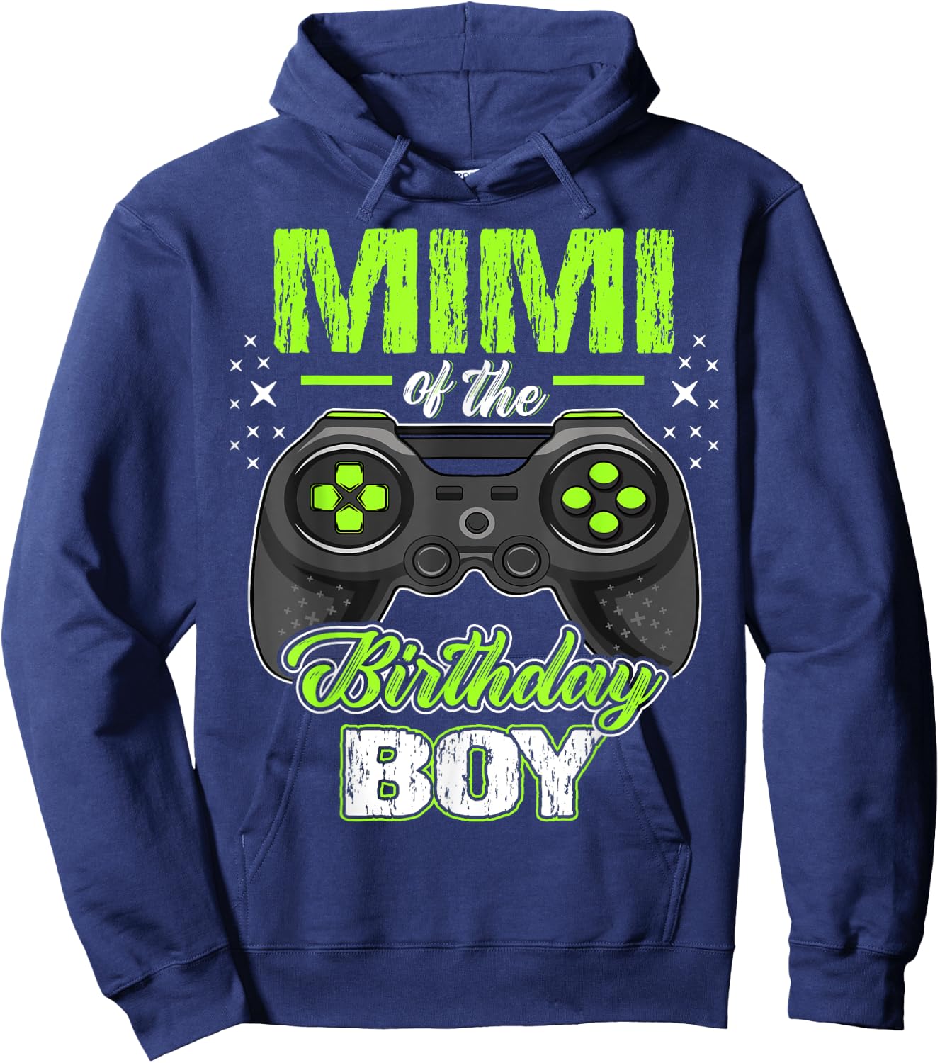 Mimi of the Birthday Boy Matching Video Gamer Birthday Hoodie - Hoodie | Navy