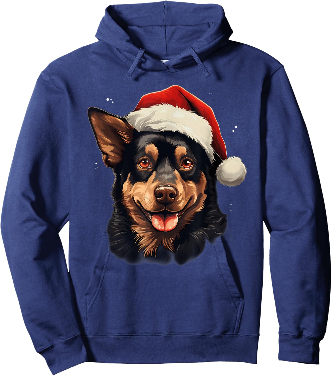Merry Xmas Australian Kelpie Dog Christmas Men Women Kids Hoodie - Hoodie | Navy
