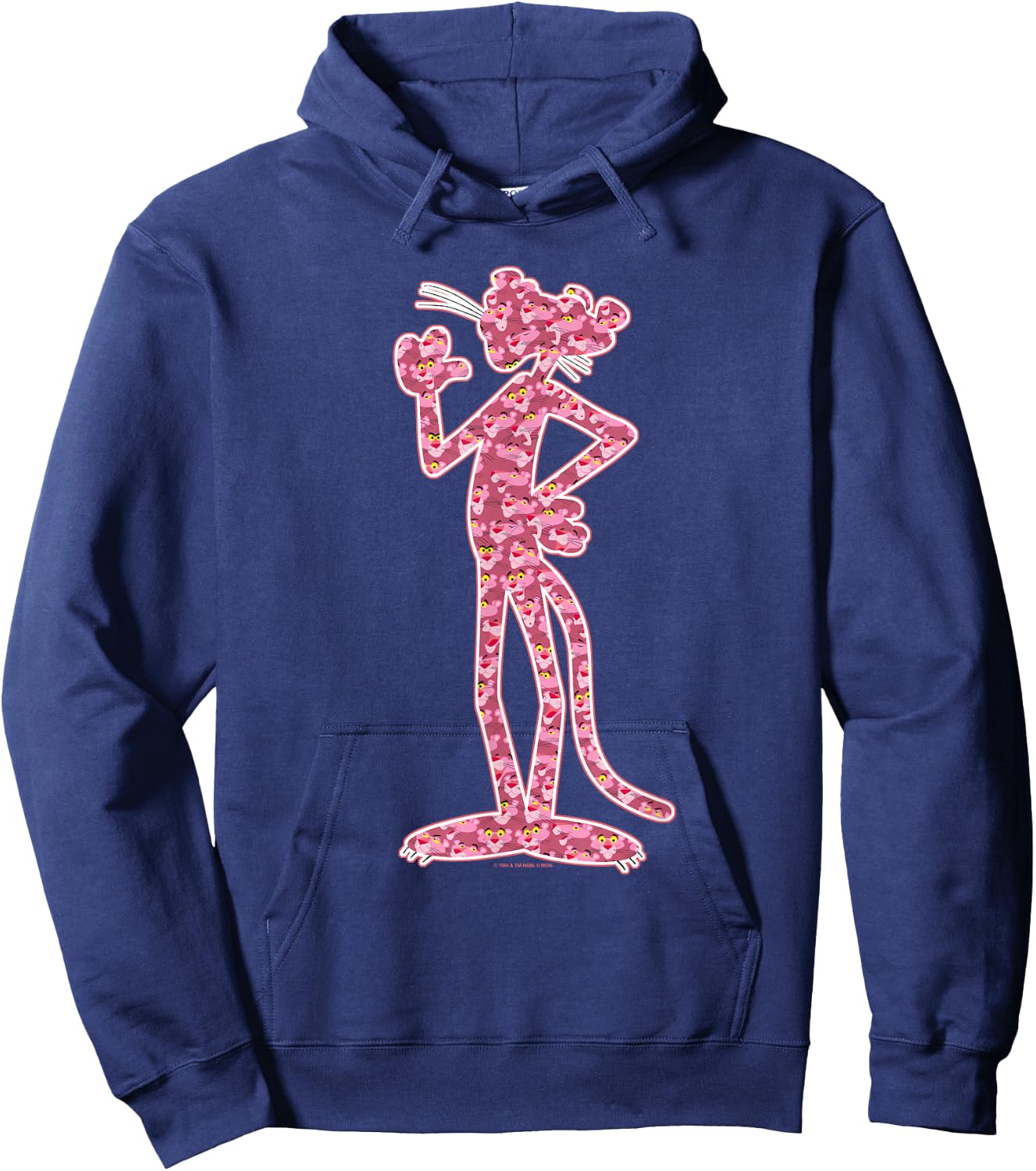 Pink Panther Heads Hoodie - Hoodie | Navy