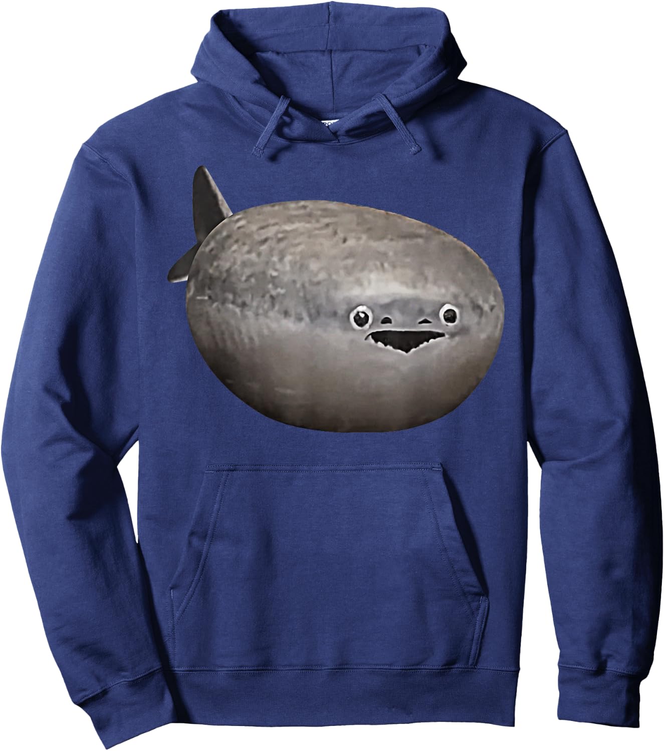 Sacabambaspis Fish Meme Realistic Hoodie - Hoodie | Navy