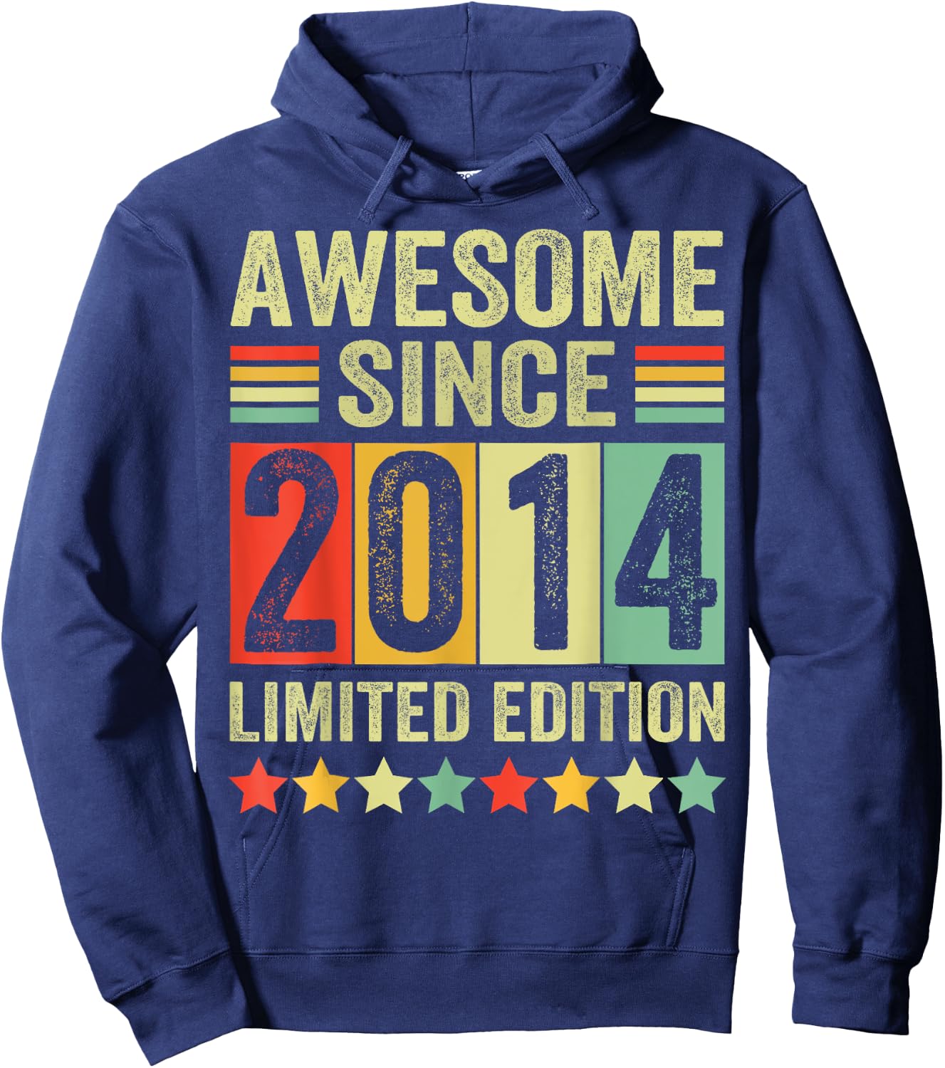 Est 2014 Limited Edition 9th Birthday Gifts 9 Year Old Hoodie - Hoodie | Navy