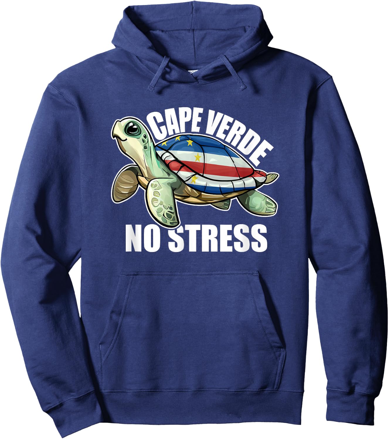 Holidays in Cape Verde Discover Serenity and No Stress Hoodie - Hoodie | Navy