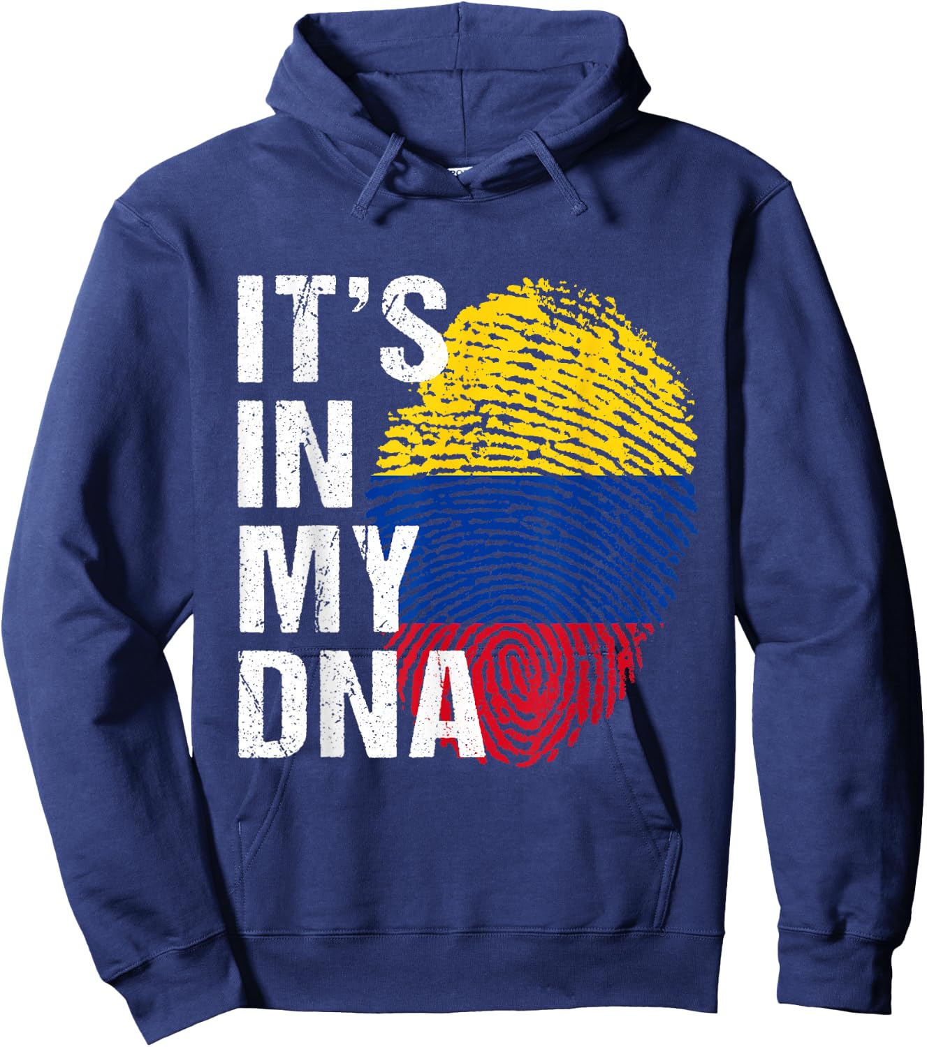 It's in My DNA colombian proud men women kids colombia Hoodie - Hoodie | Navy