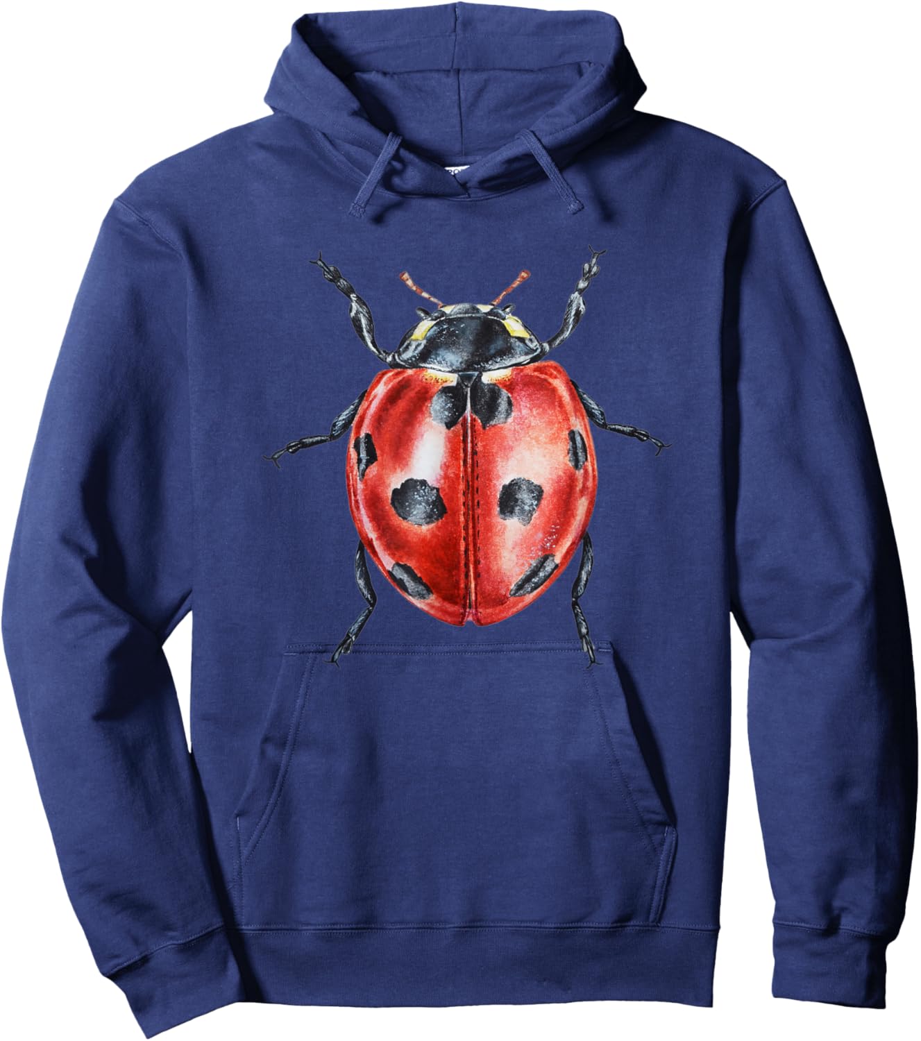 cute ladybug Hand drew for lovers of insects Bug Hoodie - Hoodie | Navy